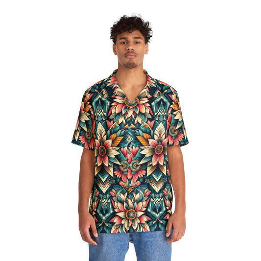 Juicy Clams Men's Hawaiian Shirt (1012)