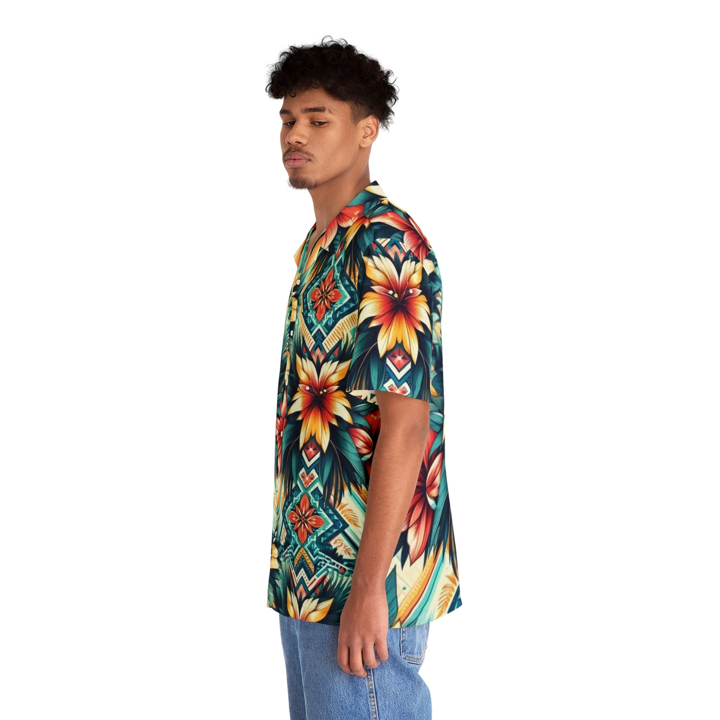 Juicy Clams Men's Hawaiian Shirt (1166)