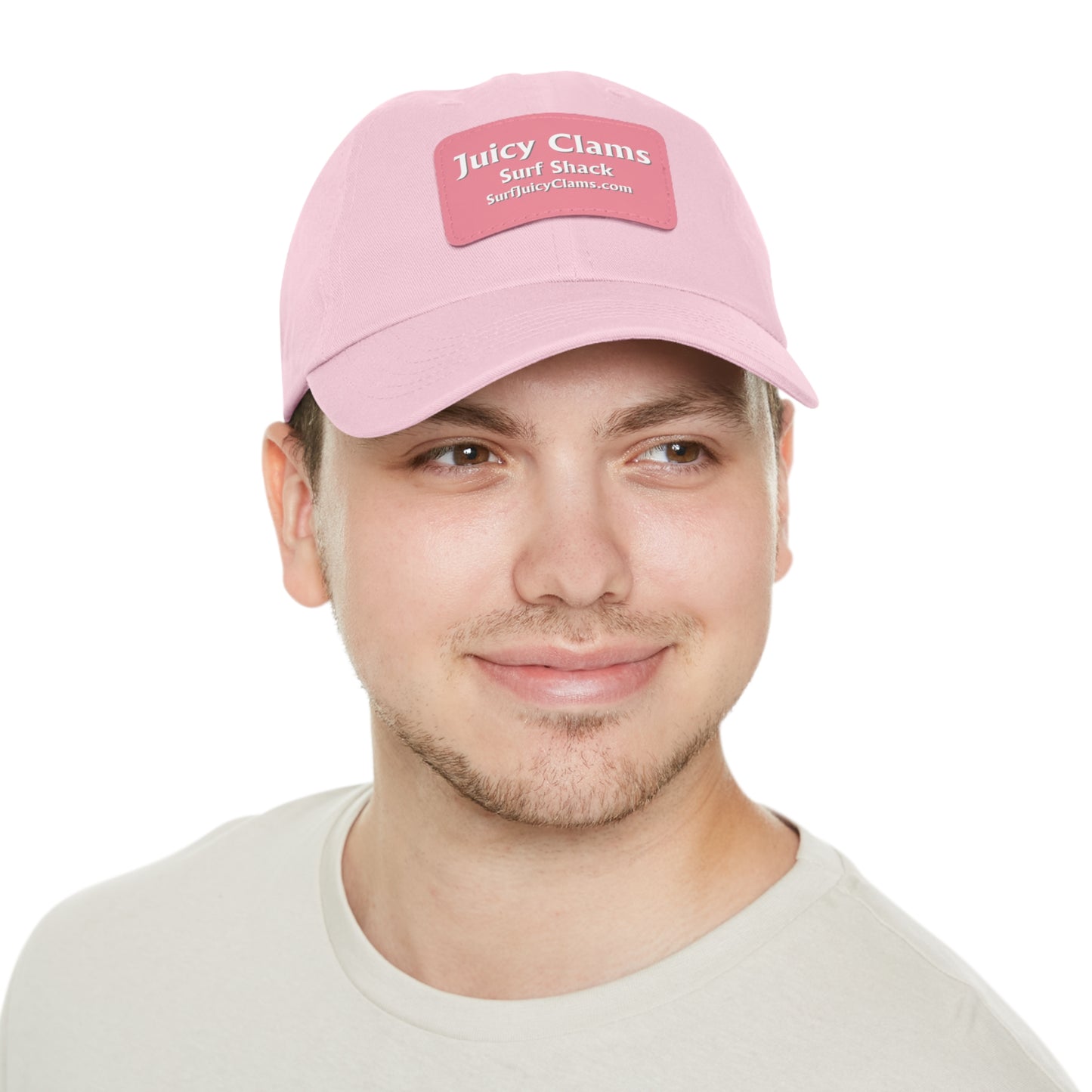 Juicy Clams Ball Cap with Pink Patch