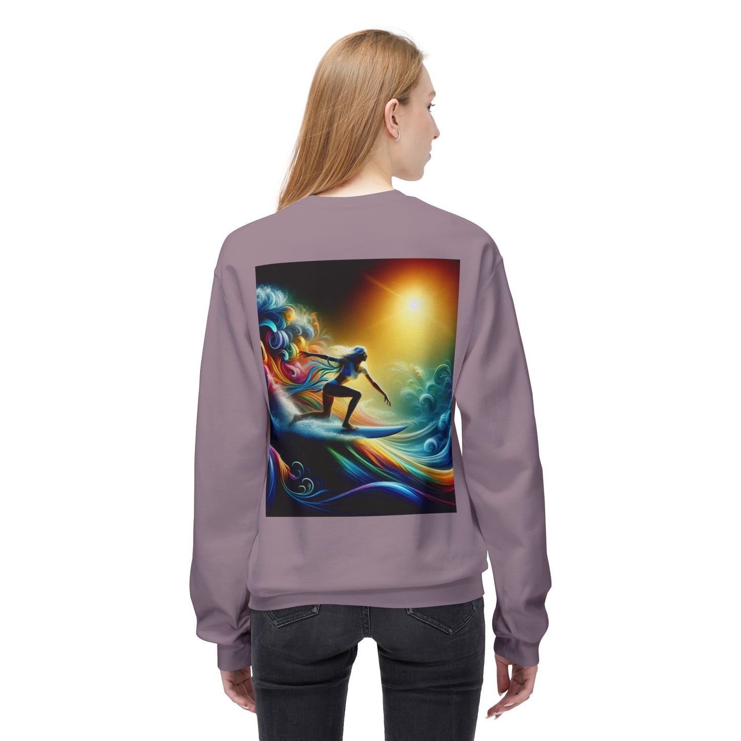 Juicy Clams Unisex Midweight Fleece Crewneck Sweatshirt (D025)