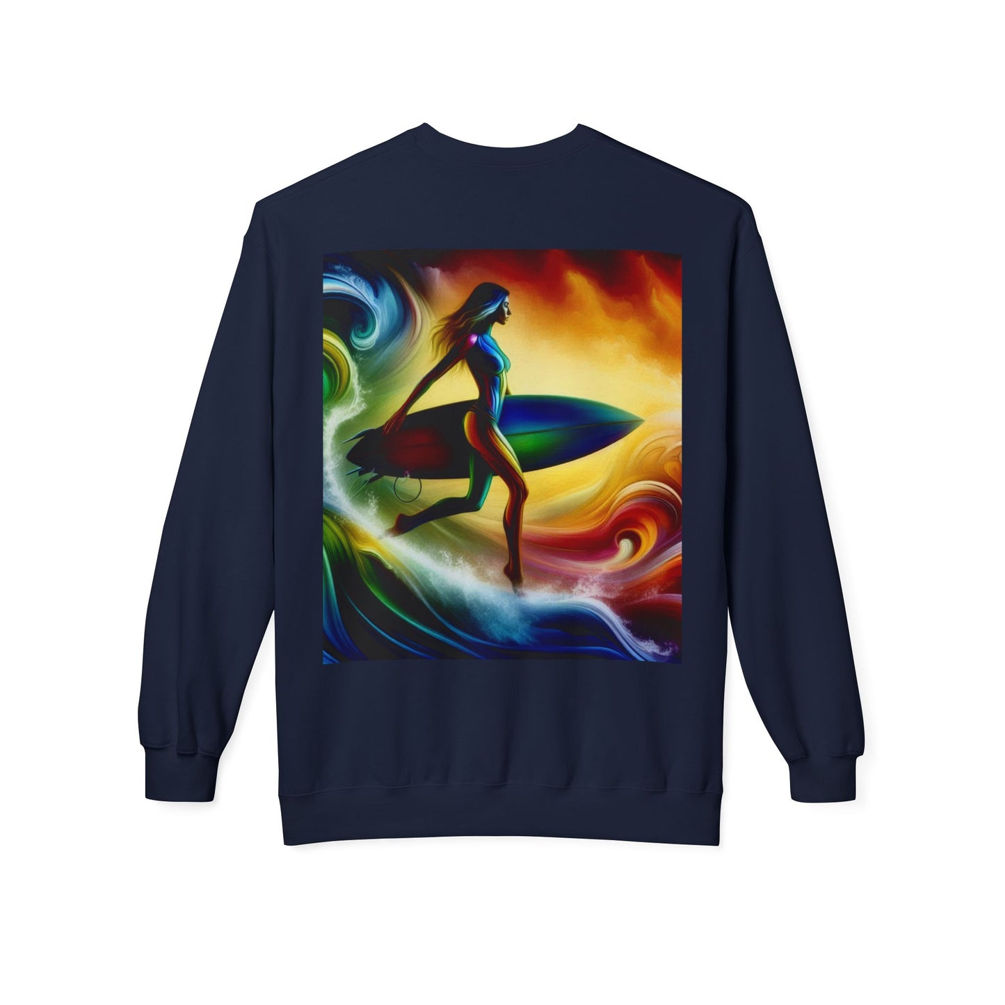 Juicy Clams Unisex Midweight Fleece Crewneck Sweatshirt (D003)