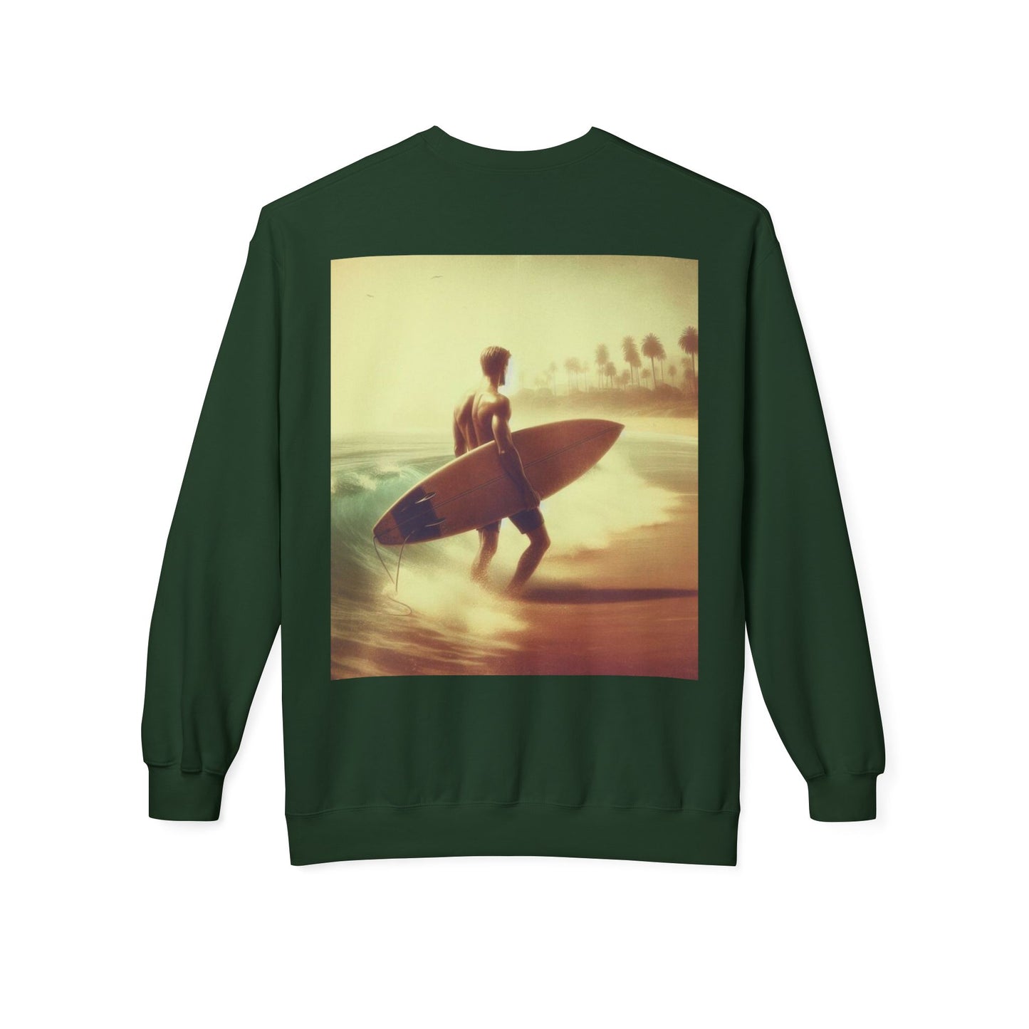 Juicy Clams Unisex Midweight Fleece Crewneck Sweatshirt (V048)