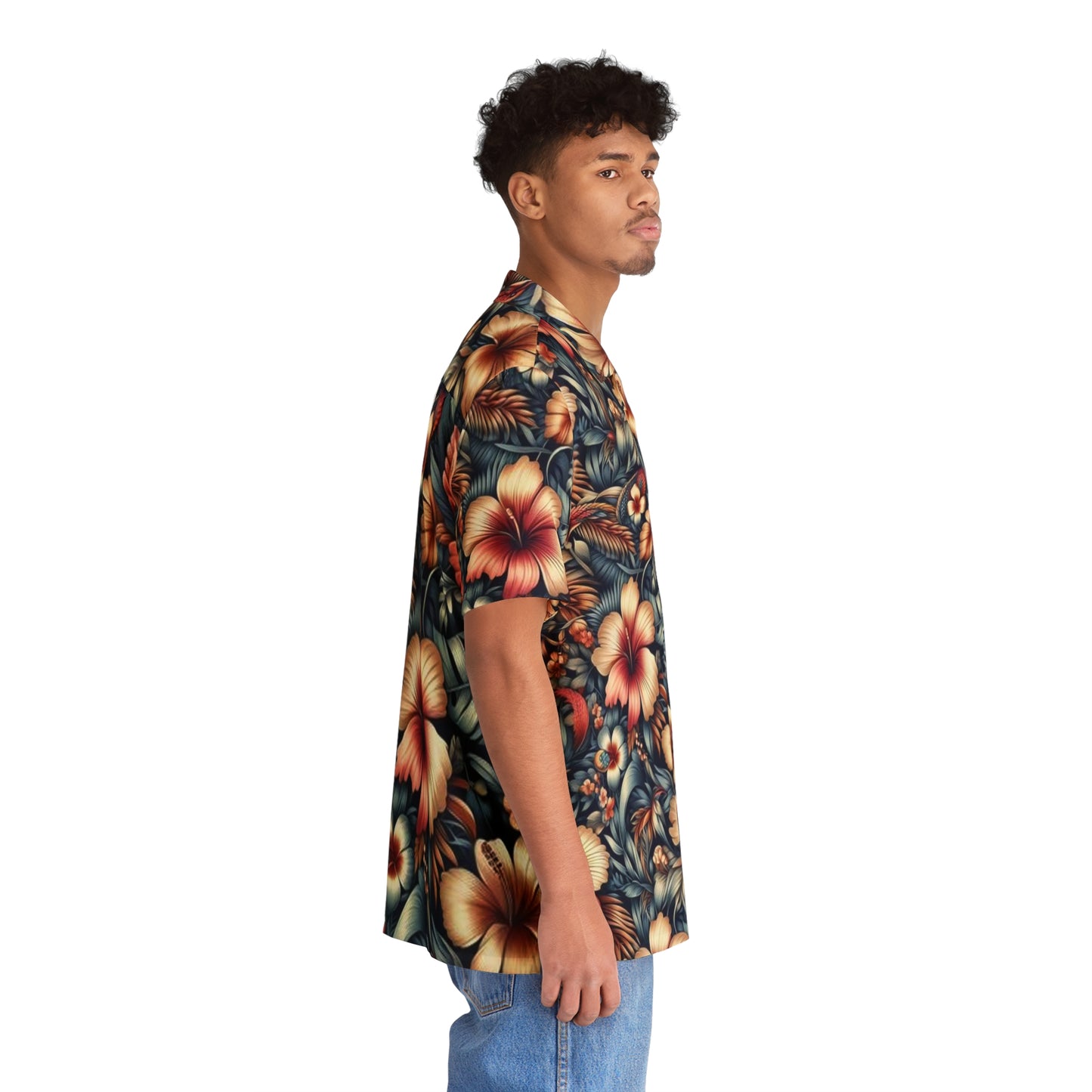 Juicy Clams Men's Hawaiian Shirt (1094)