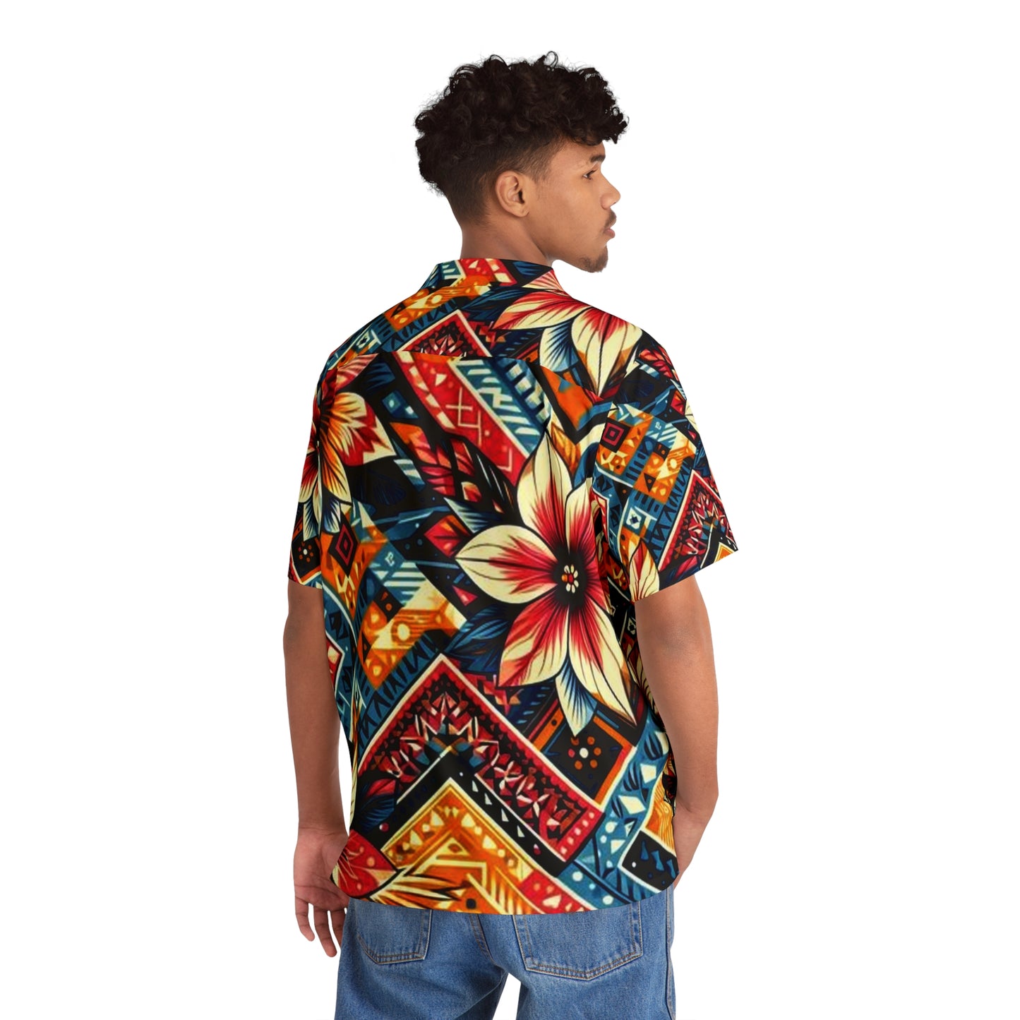 Juicy Clams Men's Hawaiian Shirt (1004)