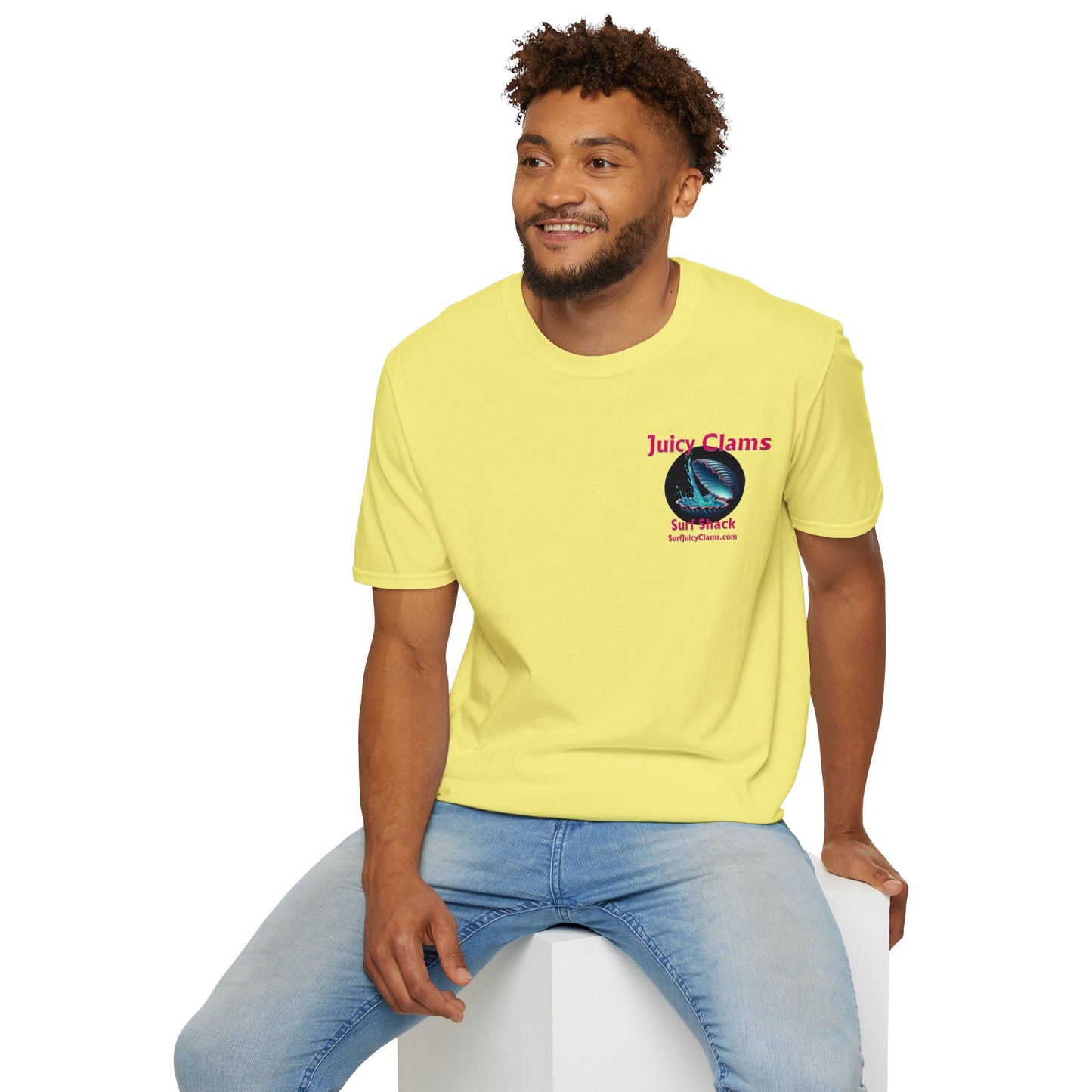 Juicy Clams Unisex Logo T-Shirt (L010)