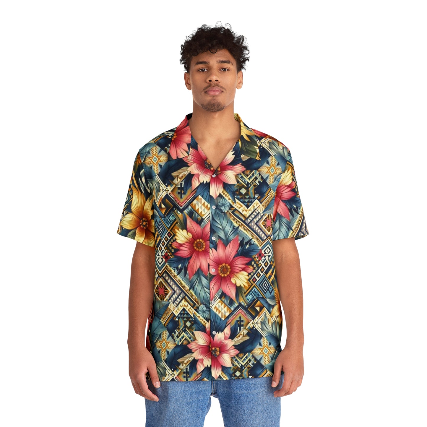 Juicy Clams Men's Hawaiian Shirt (1075)