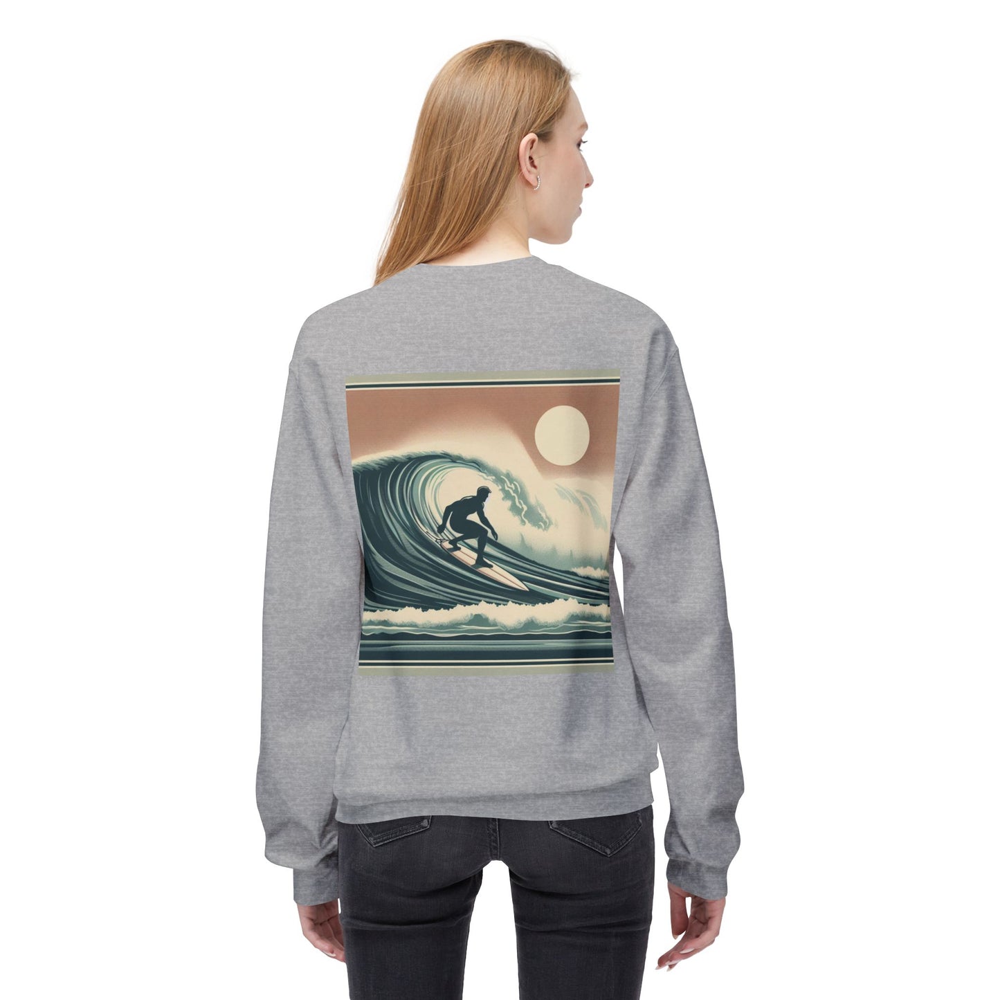 Juicy Clams Unisex Midweight Fleece Crewneck Sweatshirt (V041)