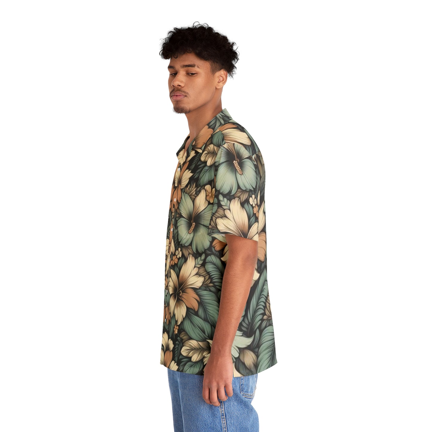 Juicy Clams Men's Hawaiian Shirt (1101)