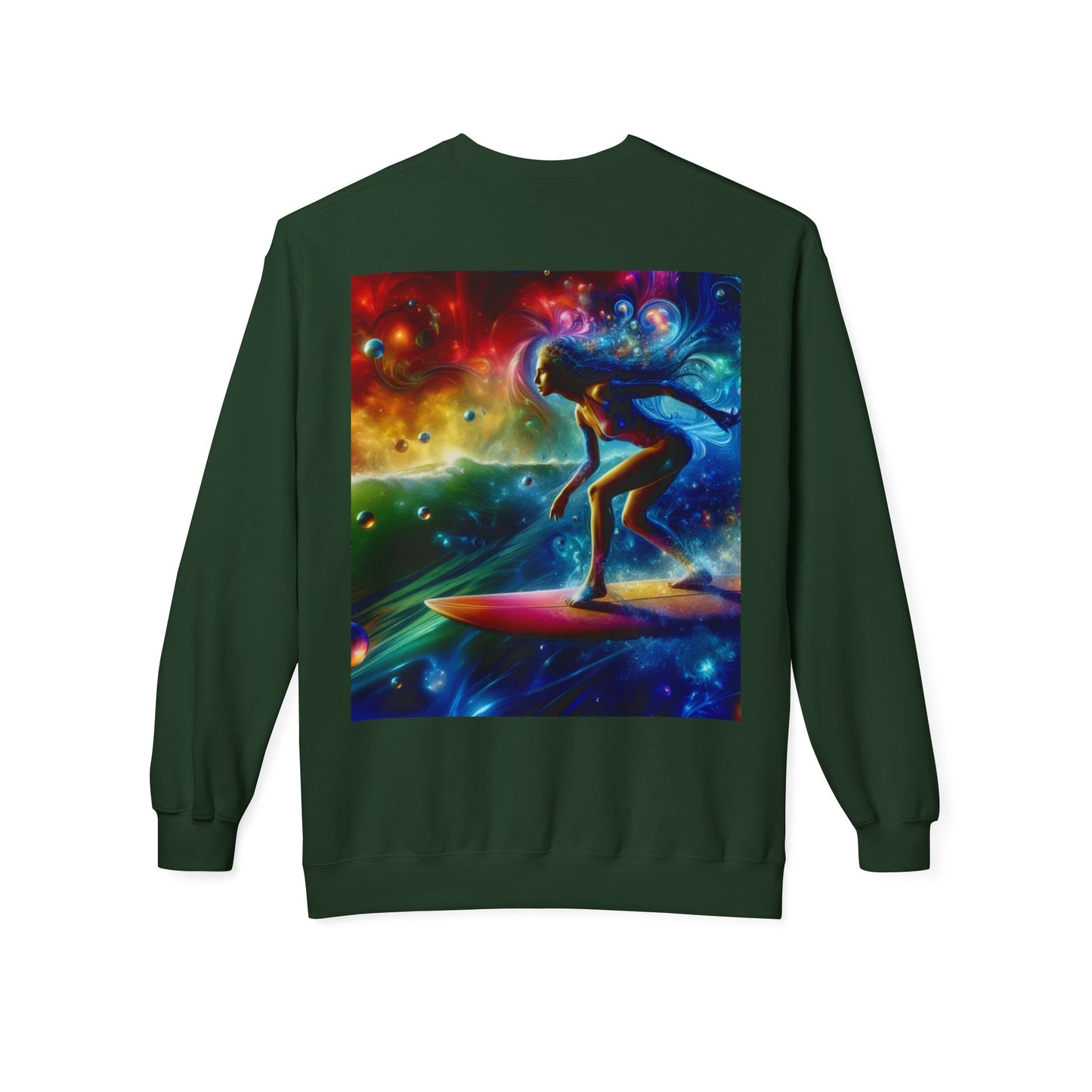 Juicy Clams Unisex Midweight Fleece Crewneck Sweatshirt (D007)