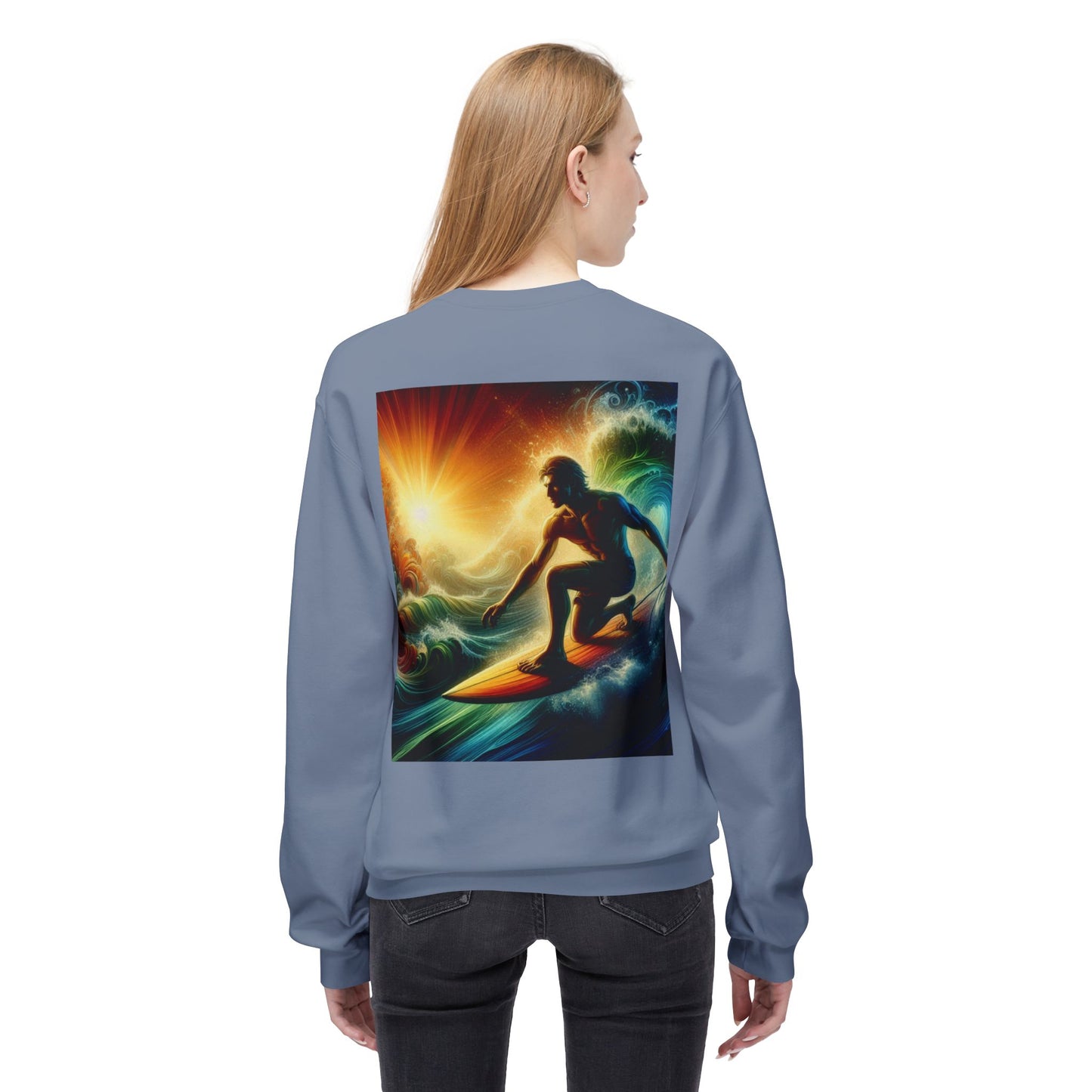 Juicy Clams Unisex Midweight Fleece Crewneck Sweatshirt (D045)