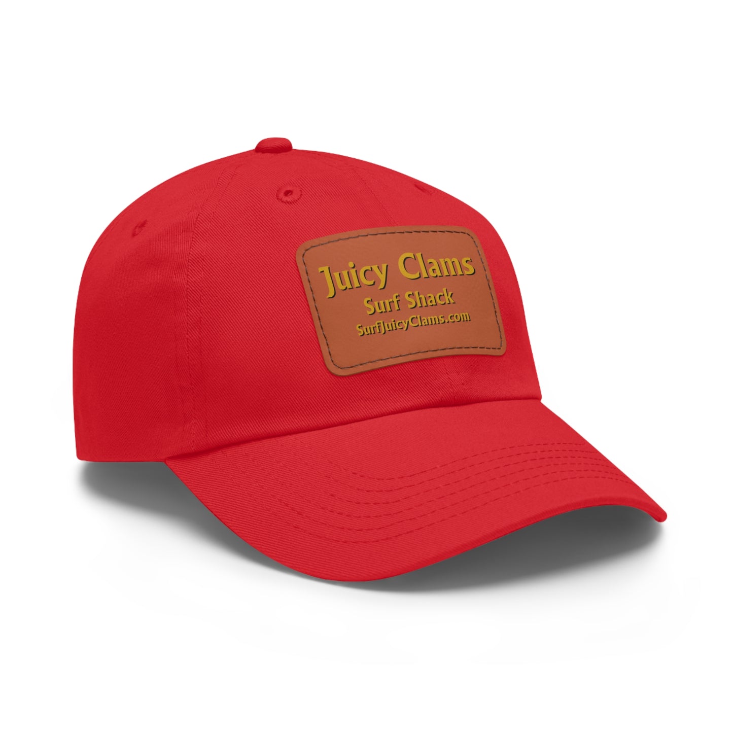 Juicy Clams Ball Cap with Light Brown Patch