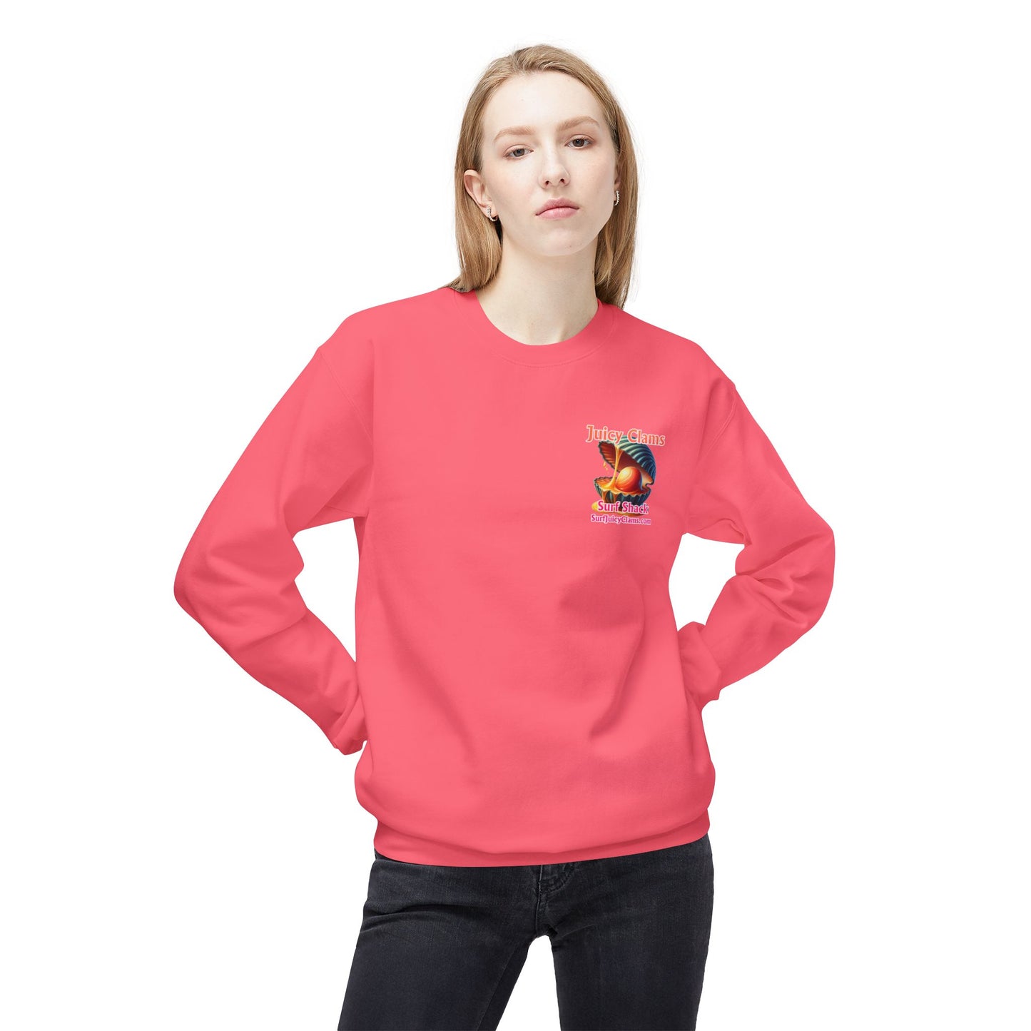 Juicy Clams Unisex Midweight Sweatshirt (L027)