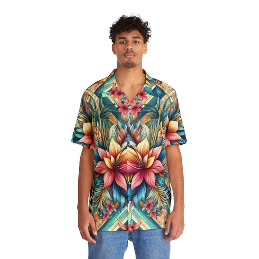 Juicy Clams Men's Hawaiian Shirt (1016)