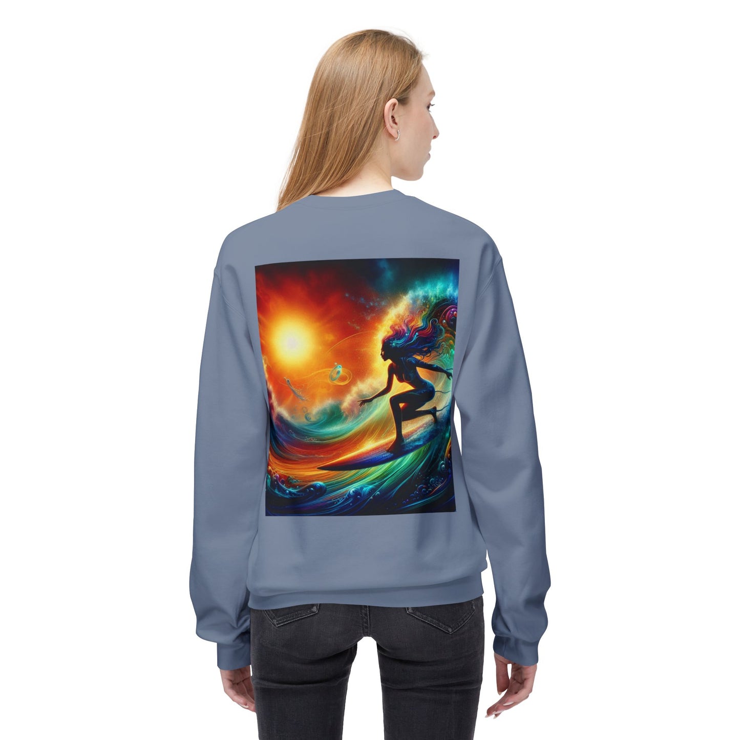 Juicy Clams Unisex Midweight Fleece Crewneck Sweatshirt (D033)