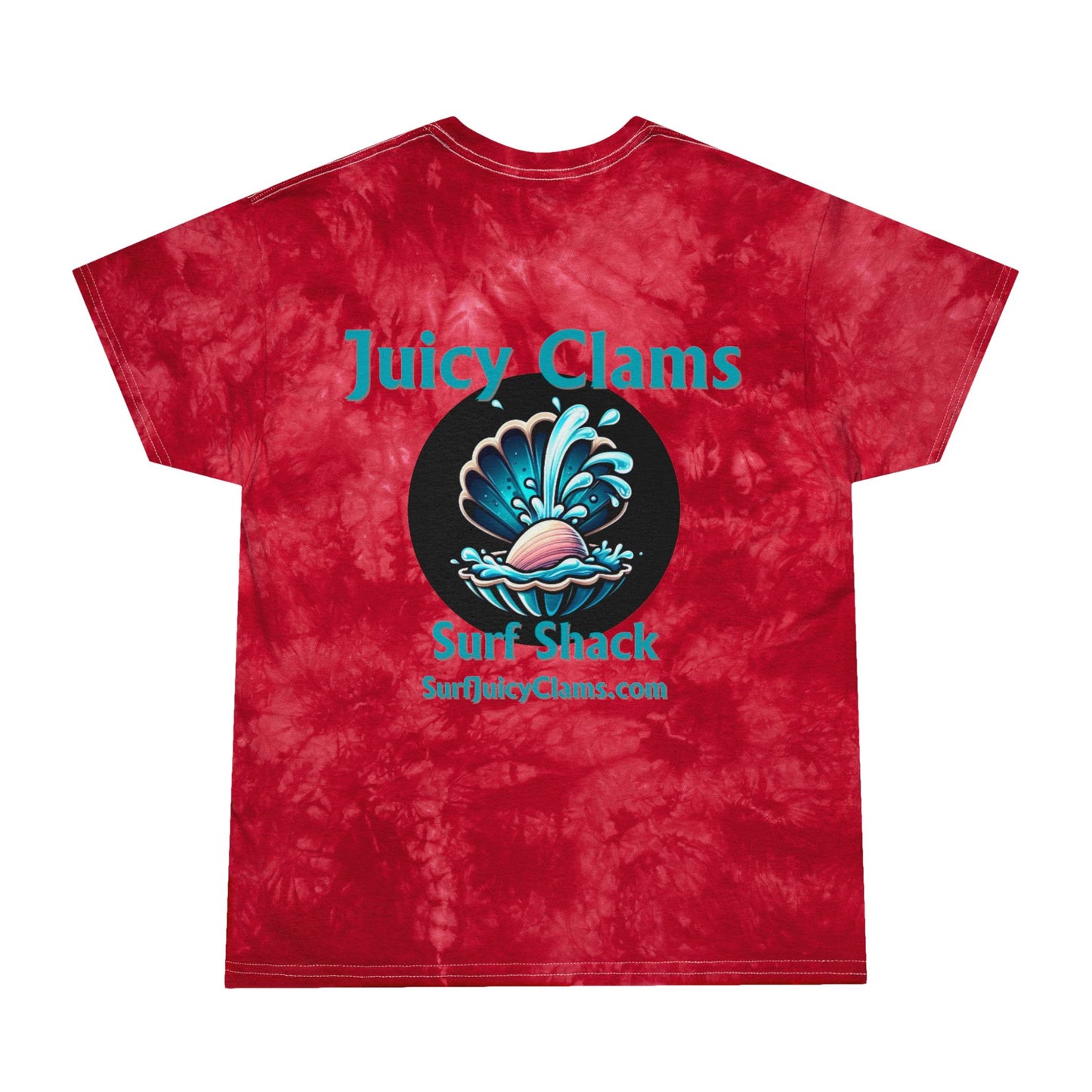 Juicy Clams Unisex Logo Crystal Tie-Dye T-Shirt (A004)