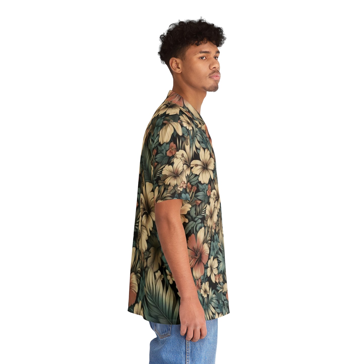 Juicy Clams Men's Hawaiian Shirt (1097)