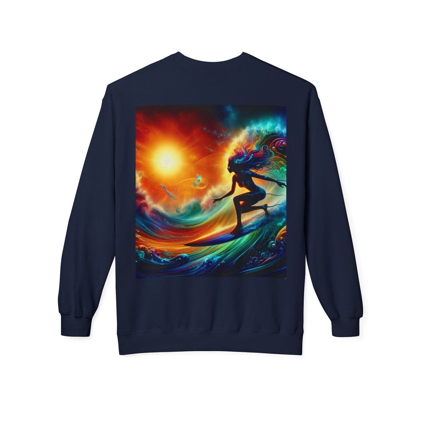 Juicy Clams Unisex Midweight Fleece Crewneck Sweatshirt (D033)