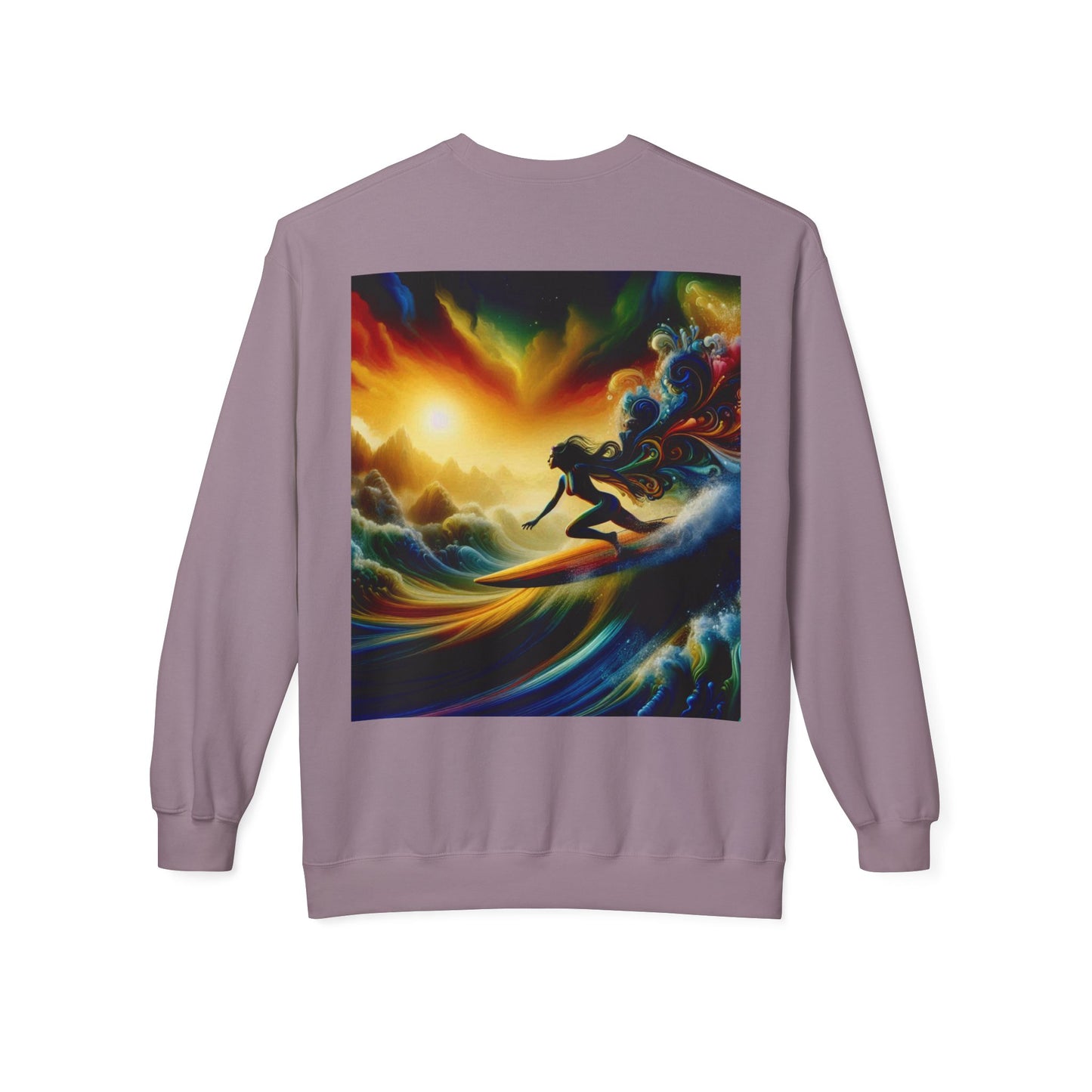 Juicy Clams Unisex Midweight Fleece Crewneck Sweatshirt (D012)