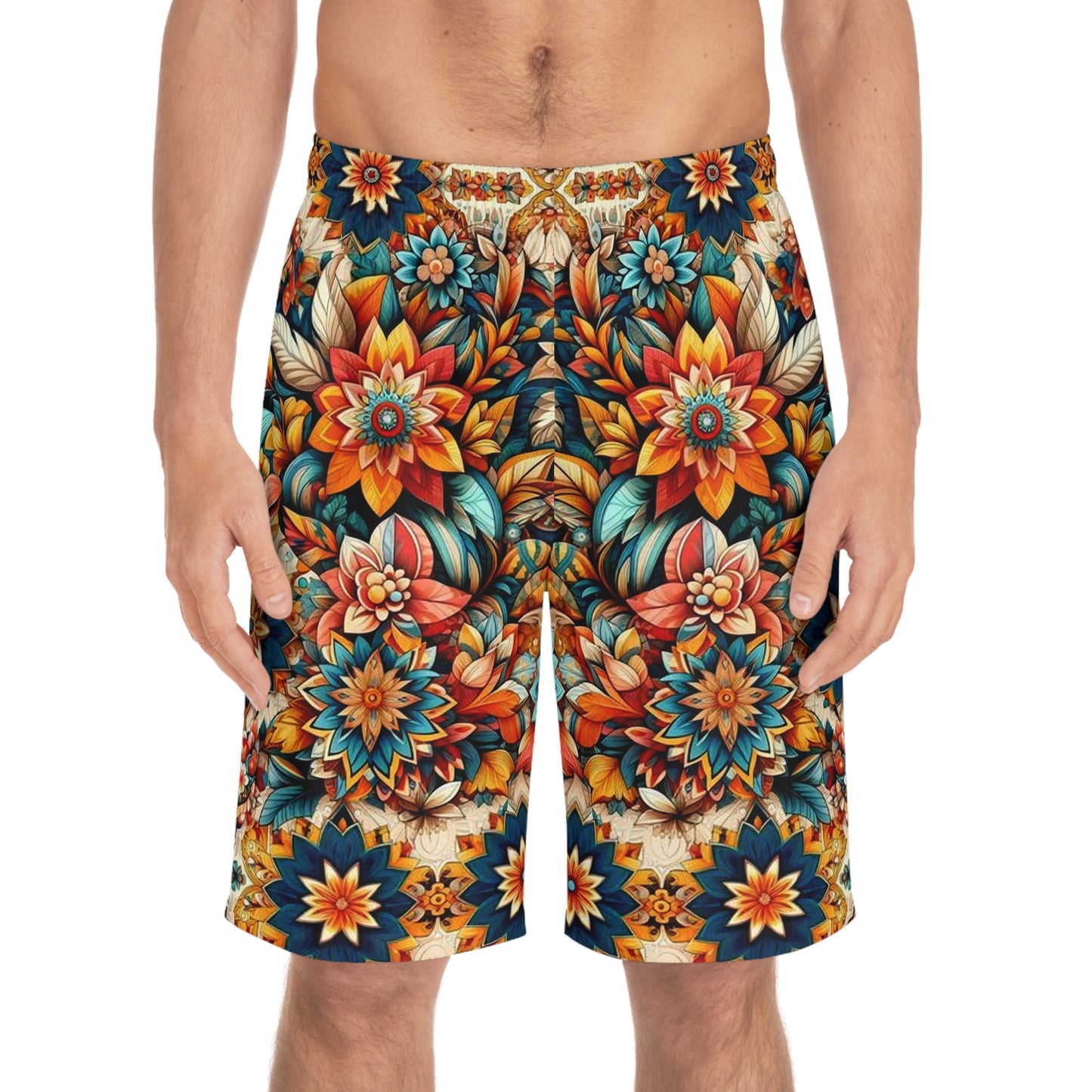 Juicy Clams Men's Board Shorts (H044)