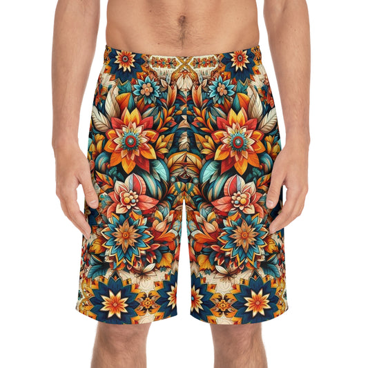 Juicy Clams Men's Board Shorts (H044)