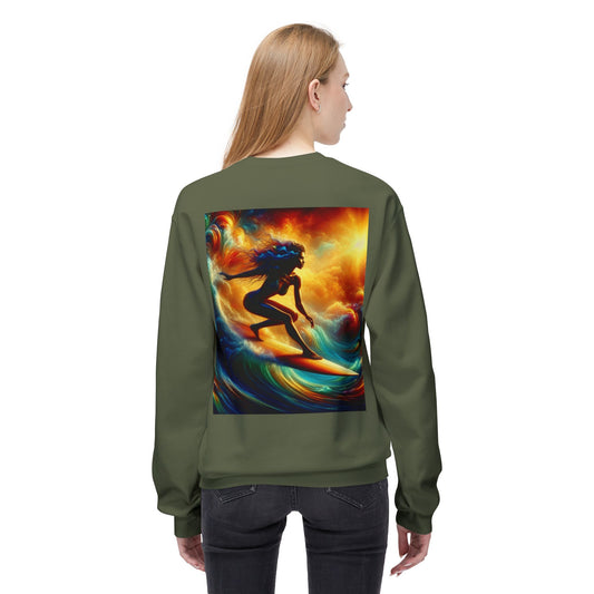 Juicy Clams Unisex Midweight Fleece Crewneck Sweatshirt (D042)