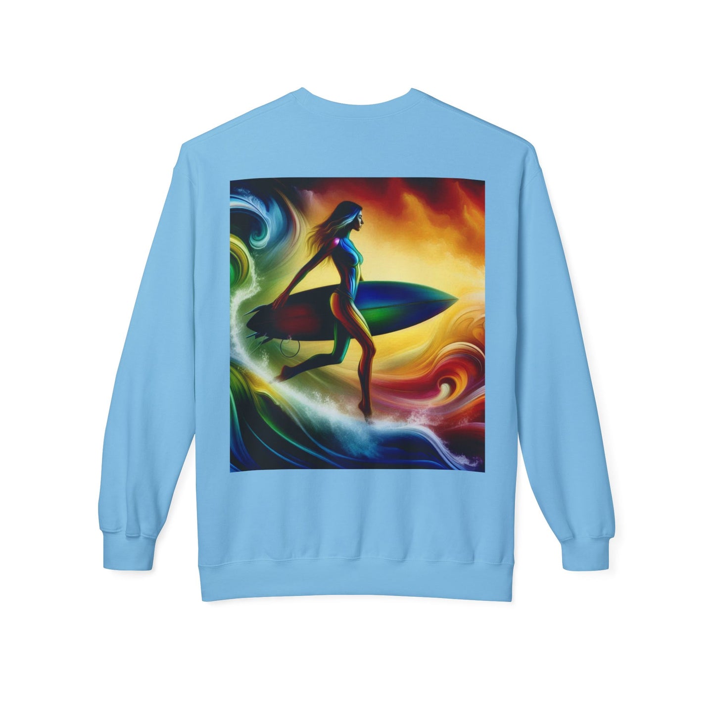 Juicy Clams Unisex Midweight Fleece Crewneck Sweatshirt (D003)