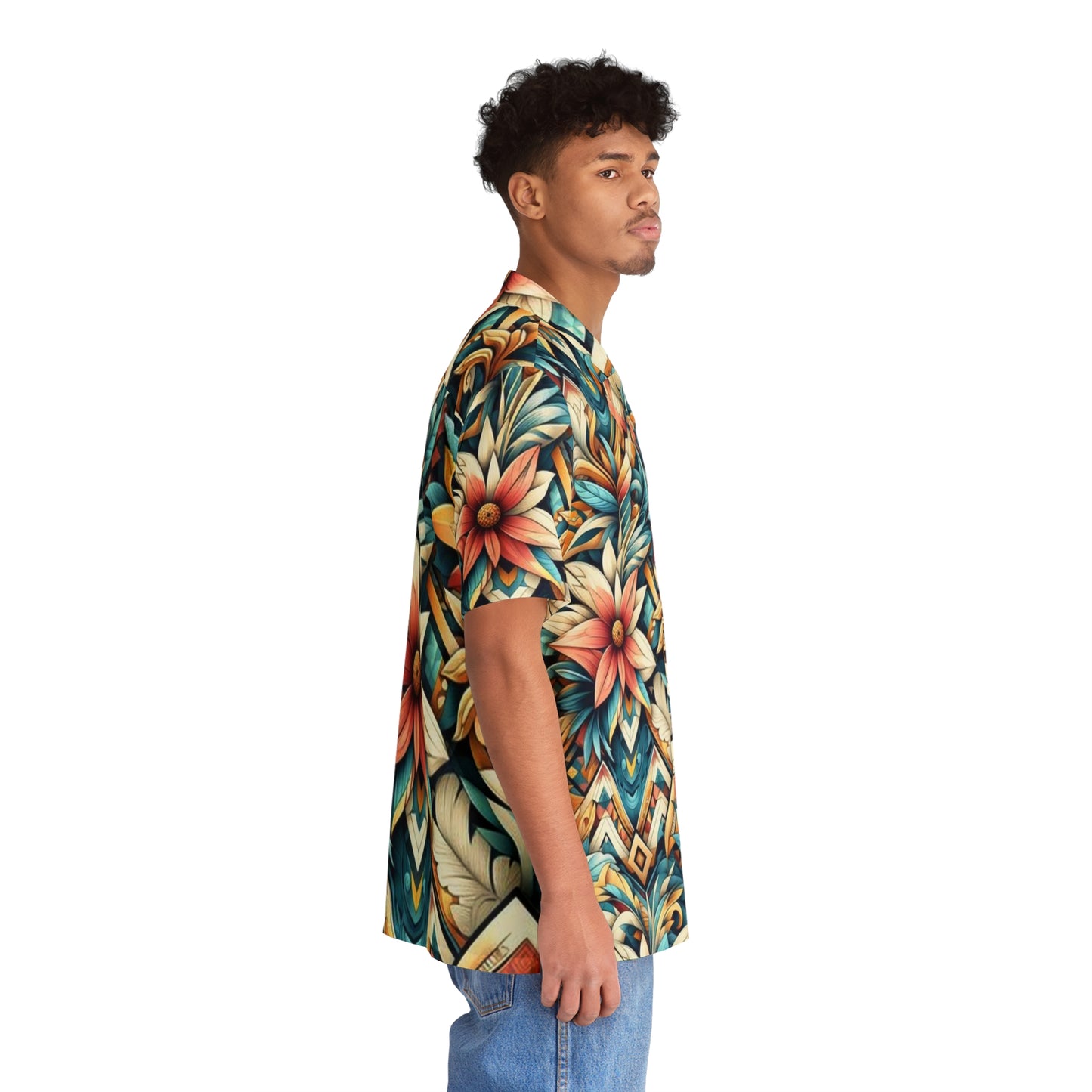 Juicy Clams Men's Hawaiian Shirt (1164)