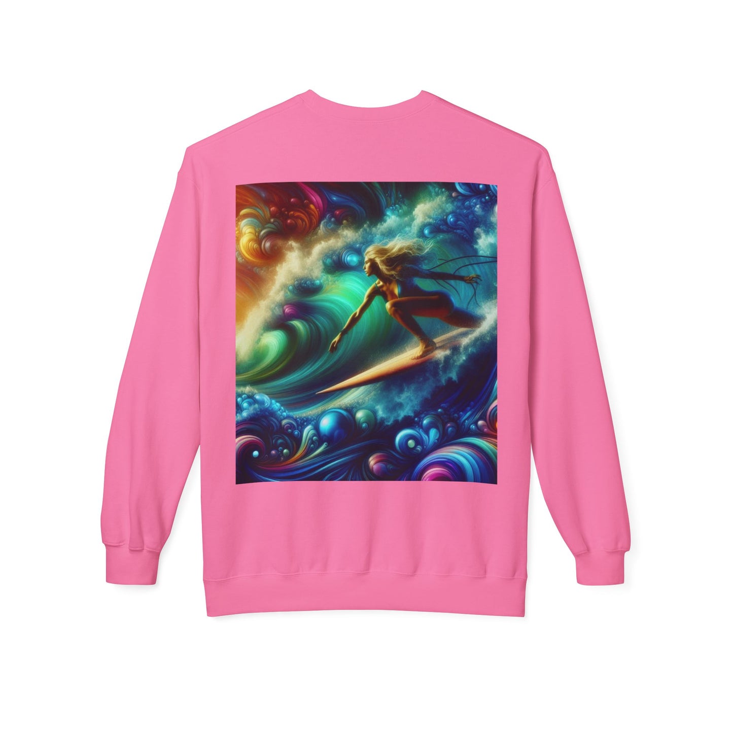 Juicy Clams Unisex Midweight Fleece Crewneck Sweatshirt (D010)