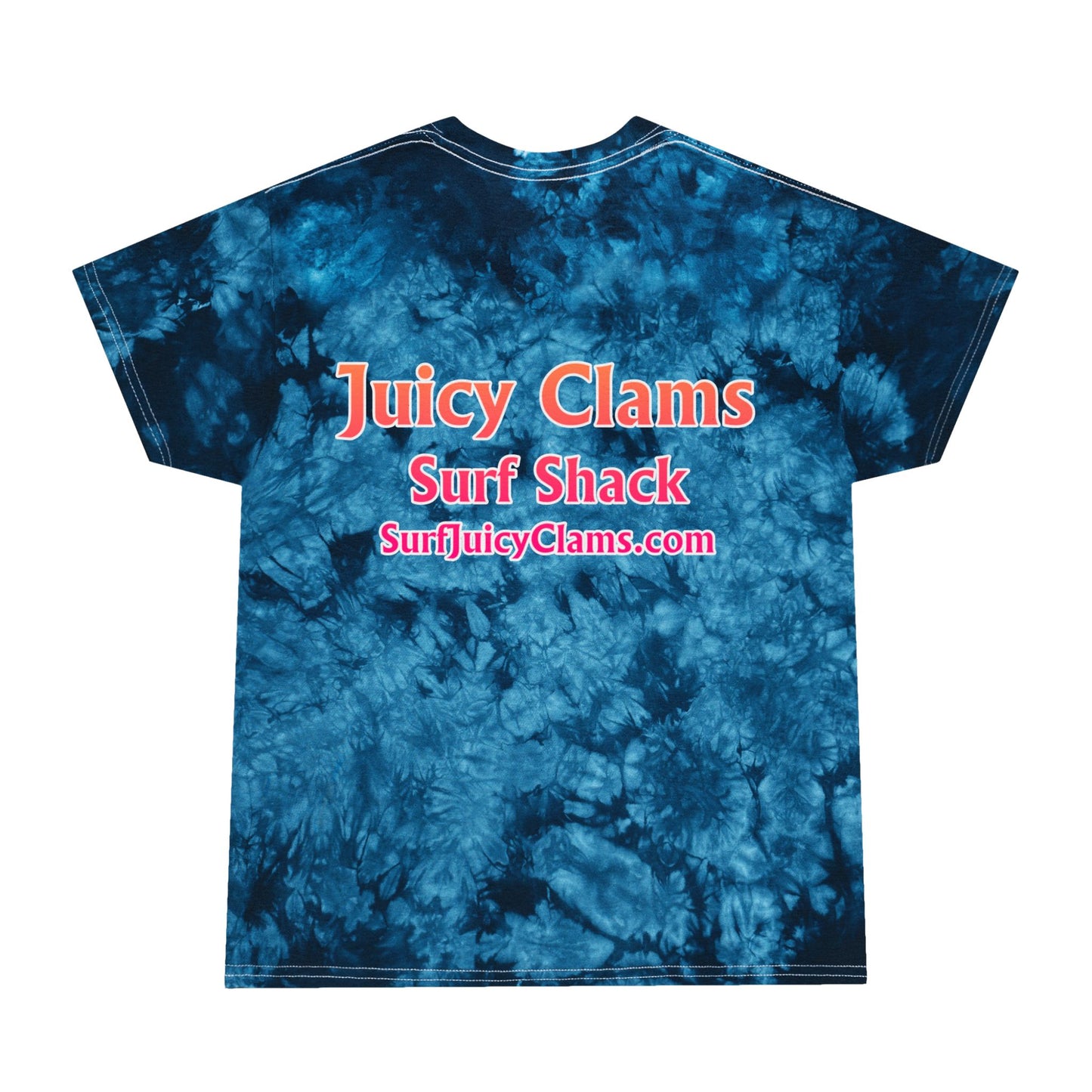 Juicy Clams Unisex Logo Crystal Tie-Dye T-Shirt (A200)