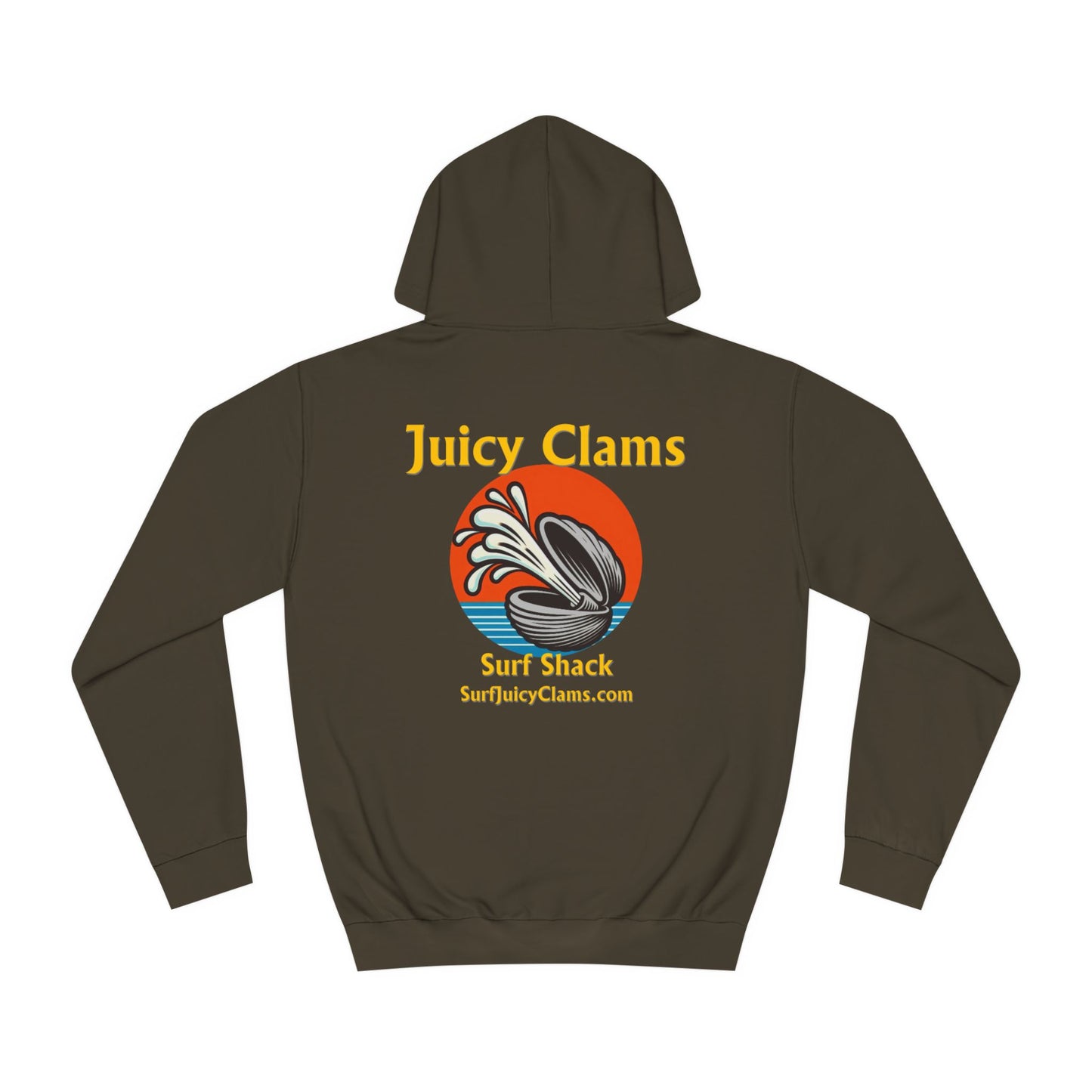 Pull Over Hoodie | College Hoodie (L005) | Juicy Clams Surf Shack