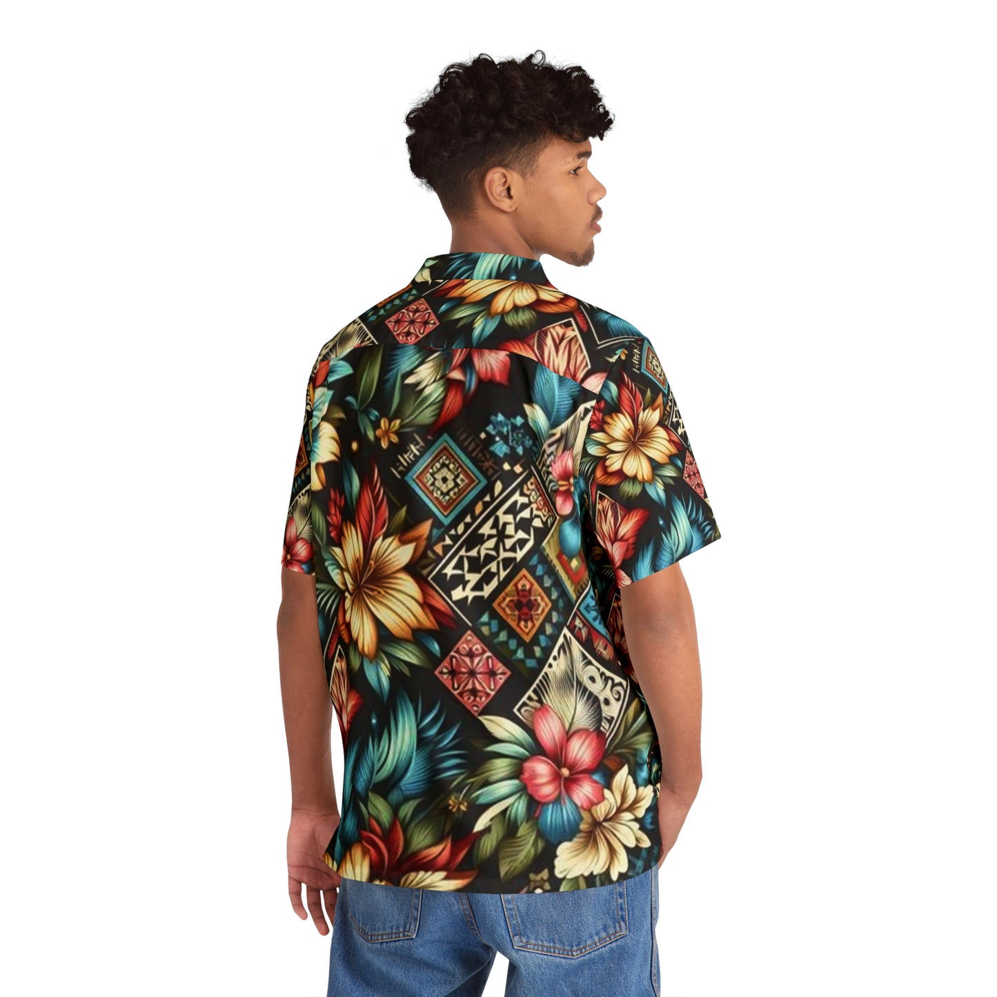 Juicy Clams Men's Hawaiian Shirt (1152)