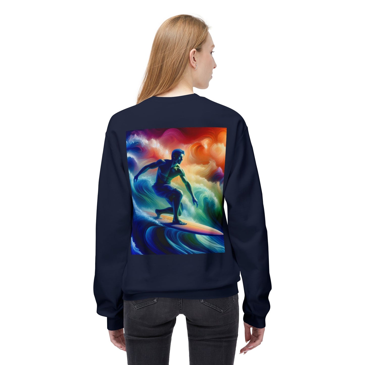 Juicy Clams Unisex Midweight Fleece Crewneck Sweatshirt (D015)