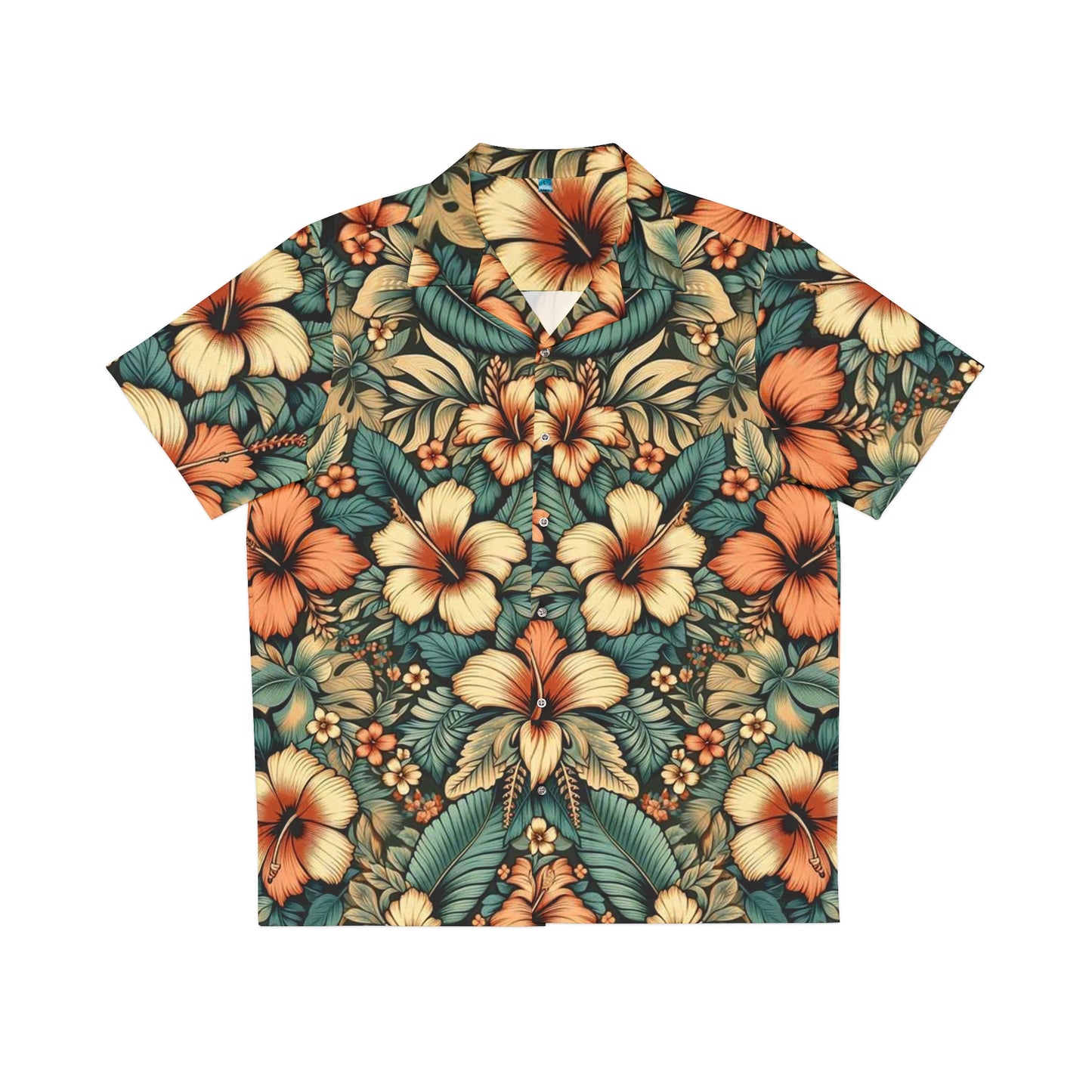Juicy Clams Men's Hawaiian Shirt (1098)