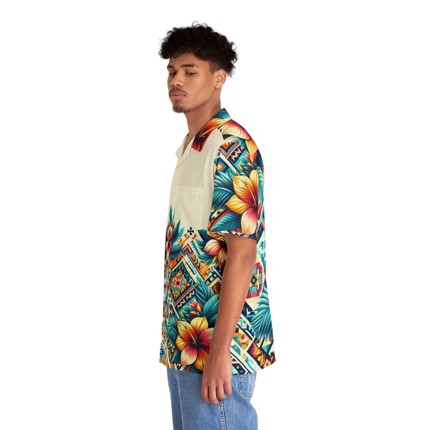 Juicy Clams Men's Hawaiian Shirt (1007)