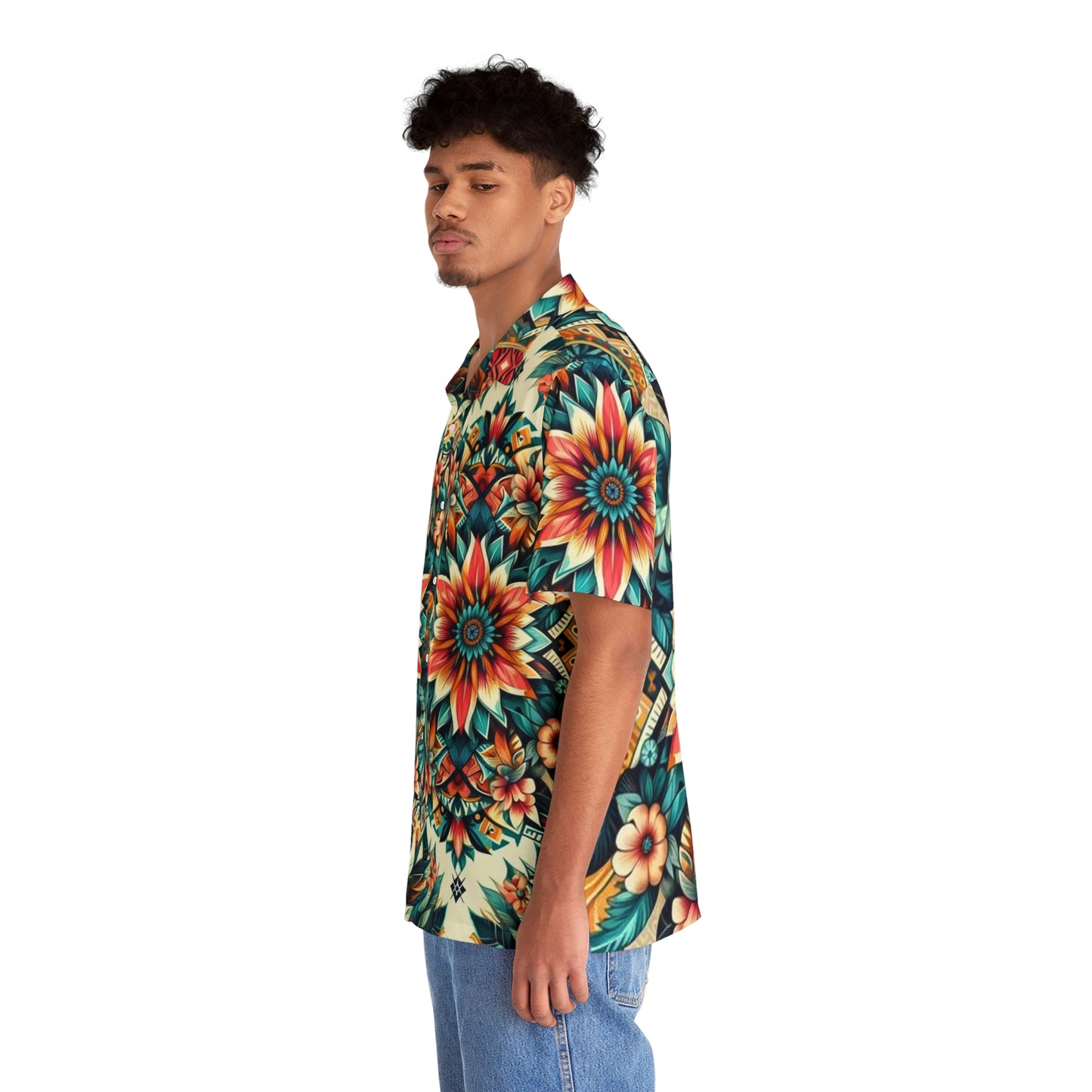 Juicy Clams Men's Hawaiian Shirt (1025)