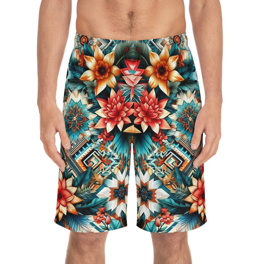 Juicy Clams Men's Board Shorts (H051)