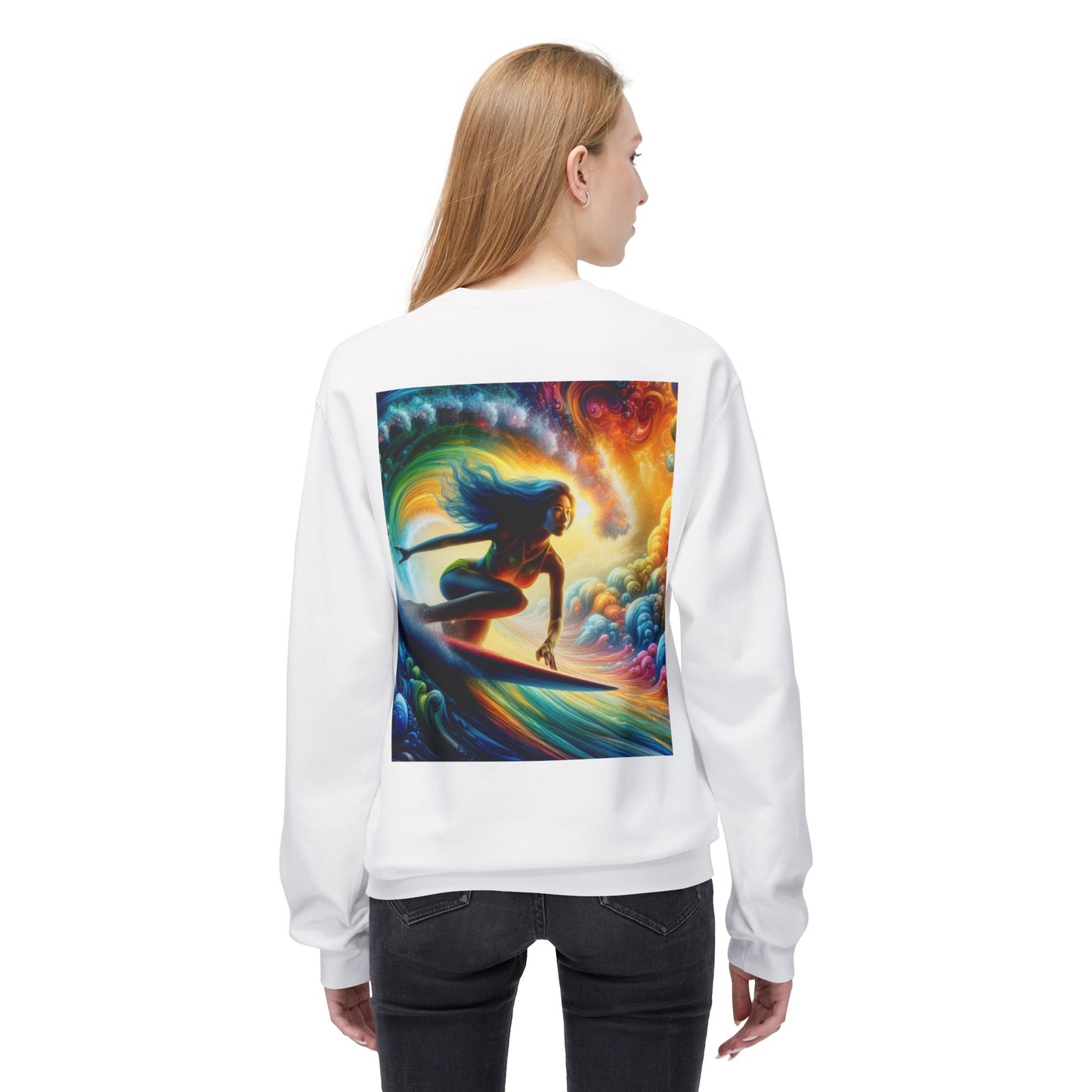 Juicy Clams Unisex Midweight Fleece Crewneck Sweatshirt (D021)