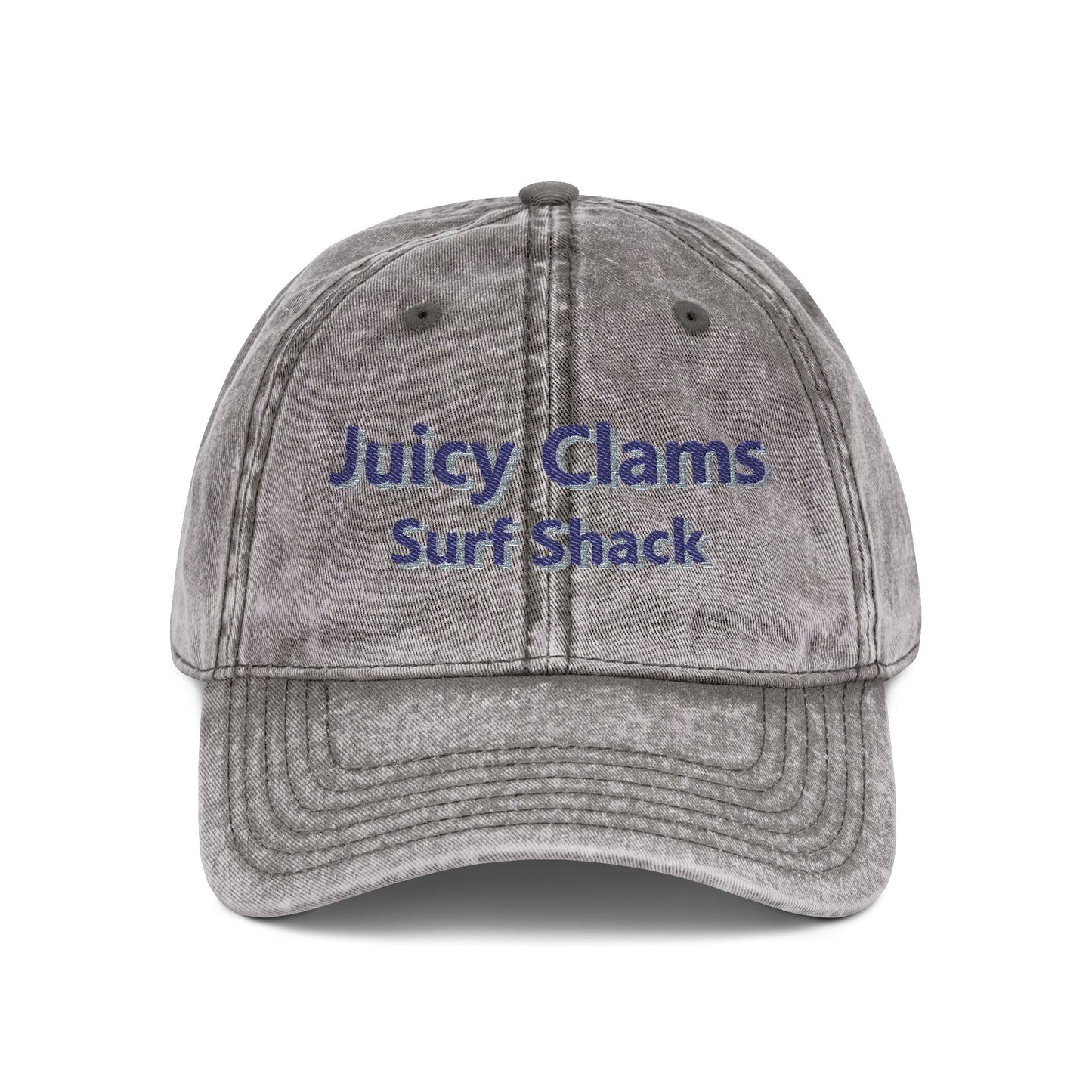 Juicy Clams Embroidered Vintage Cap (E002)