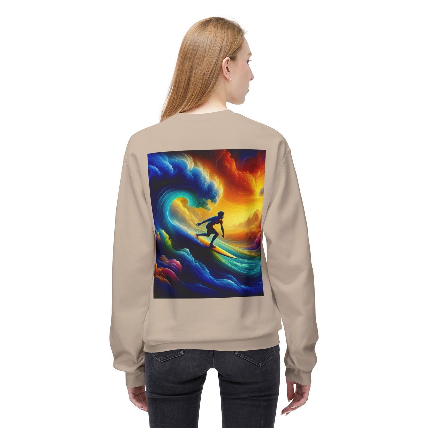 Juicy Clams Unisex Midweight Fleece Crewneck Sweatshirt (D014)