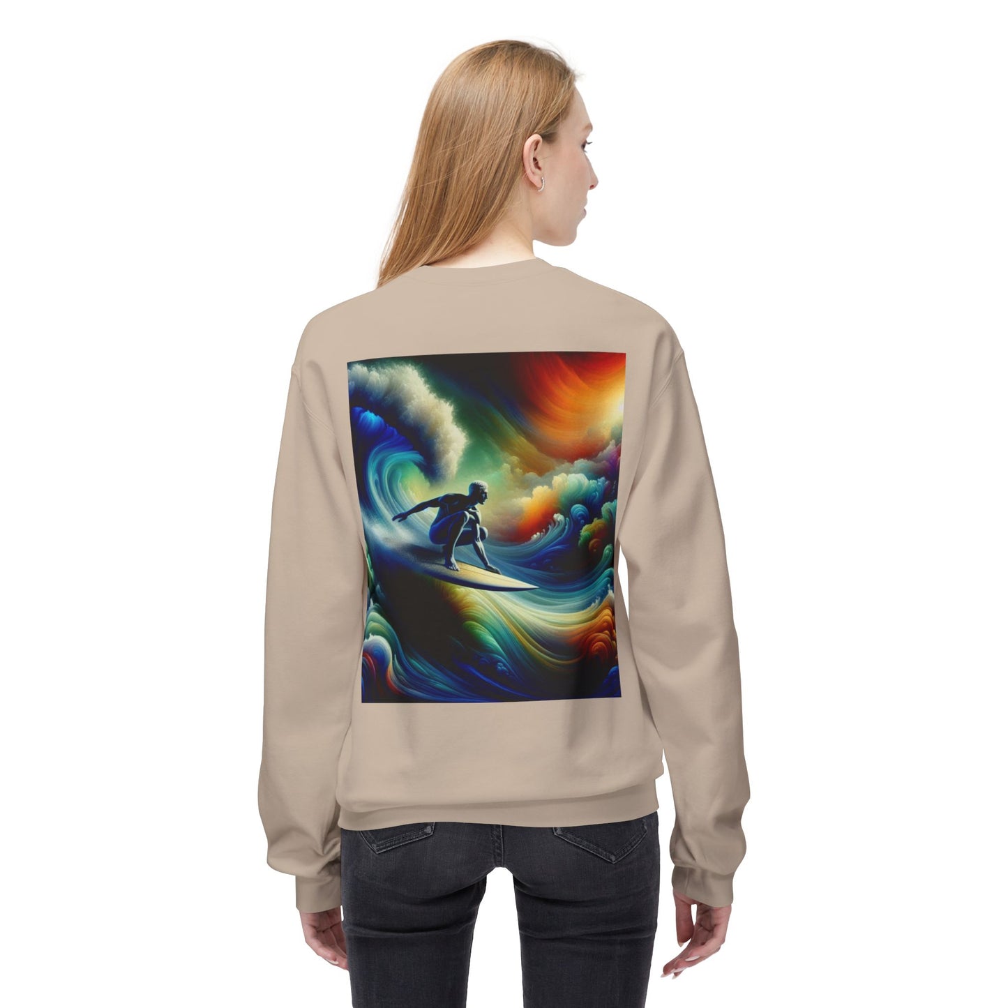 Juicy Clams Unisex Midweight Fleece Crewneck Sweatshirt (D048)