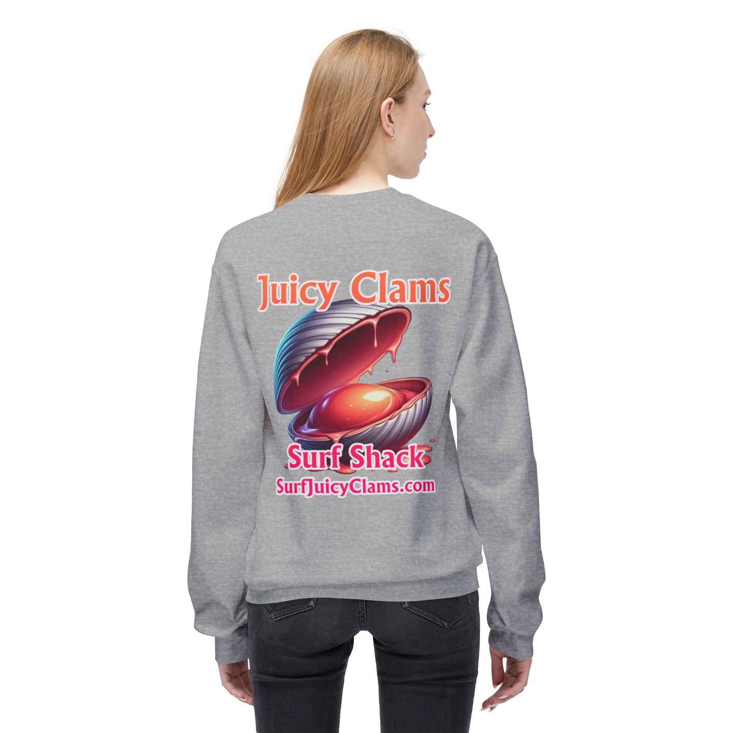 Juicy Clams Unisex Midweight Sweatshirt (A023)