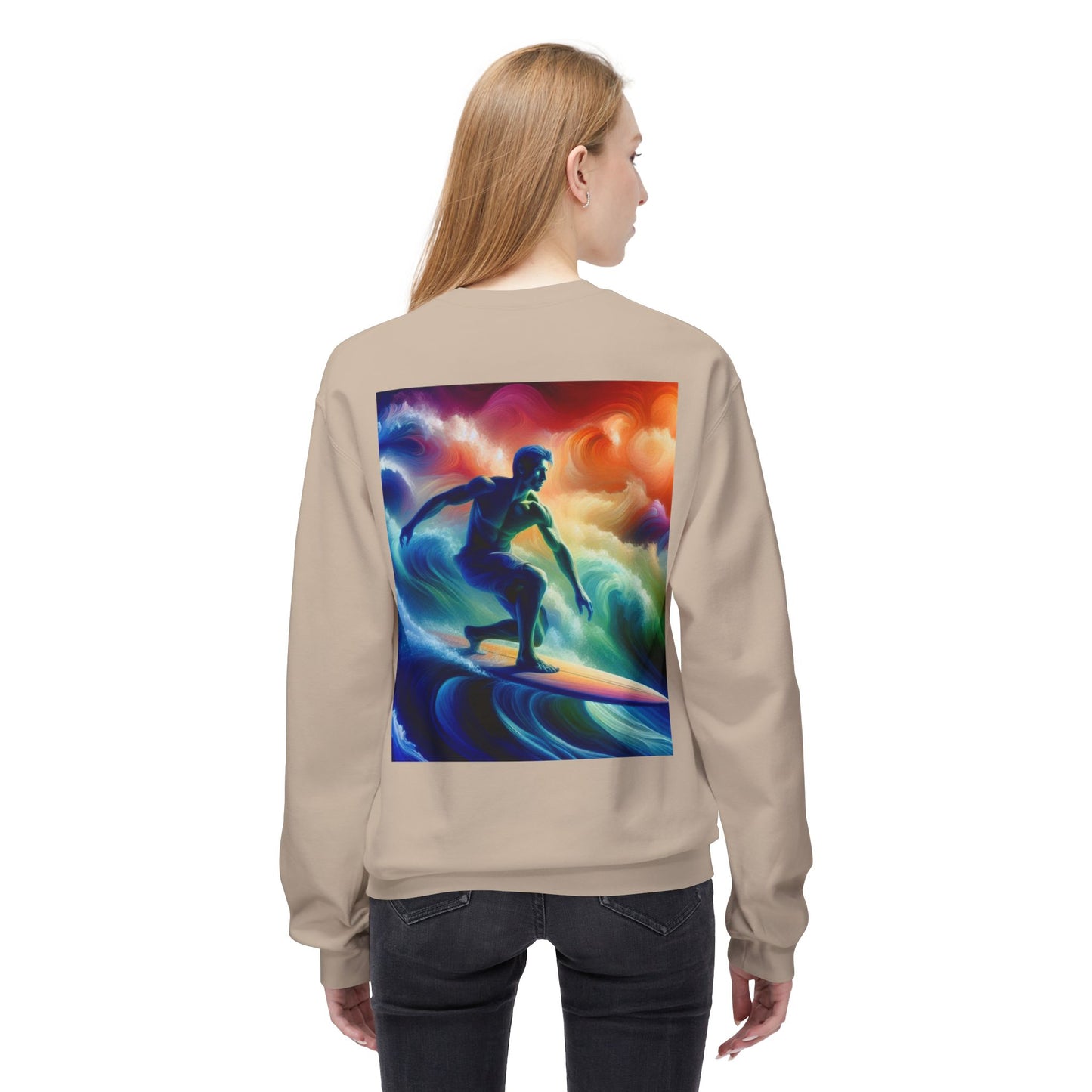 Juicy Clams Unisex Midweight Fleece Crewneck Sweatshirt (D015)