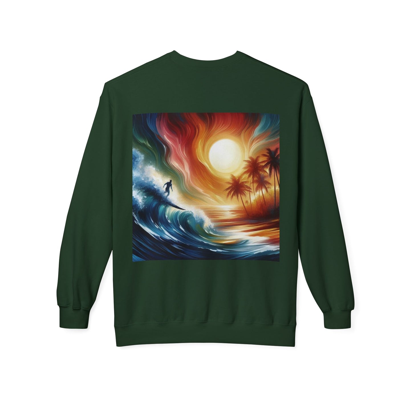 Juicy Clams Unisex Midweight Fleece Crewneck Sweatshirt (V036)