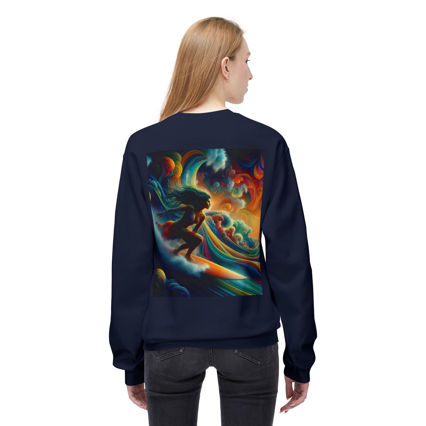 Juicy Clams Unisex Midweight Fleece Crewneck Sweatshirt (D016)