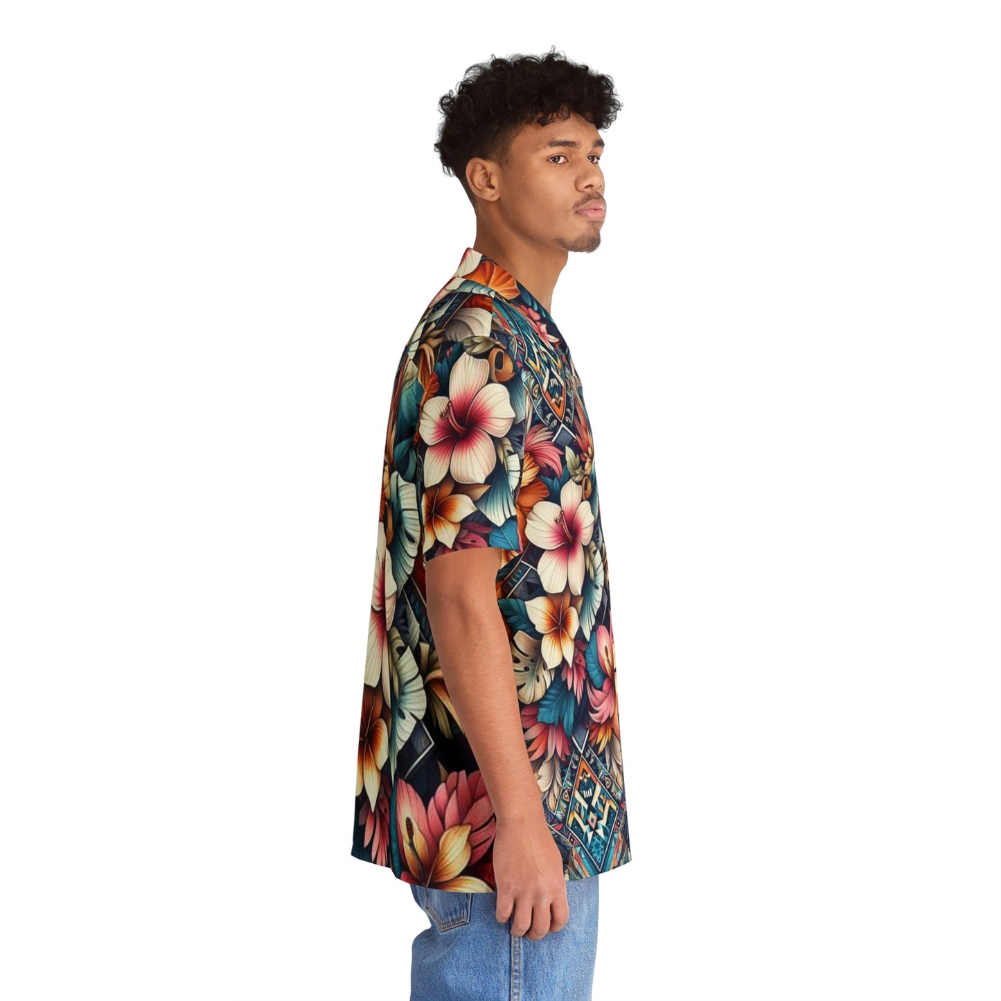 Juicy Clams Men's Hawaiian Shirt (1156)