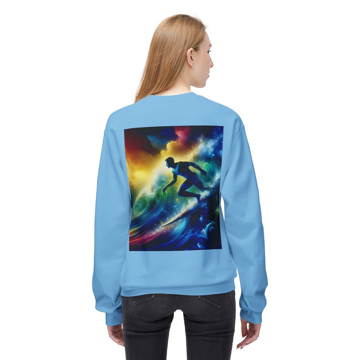 Juicy Clams Unisex Midweight Fleece Crewneck Sweatshirt (D037)