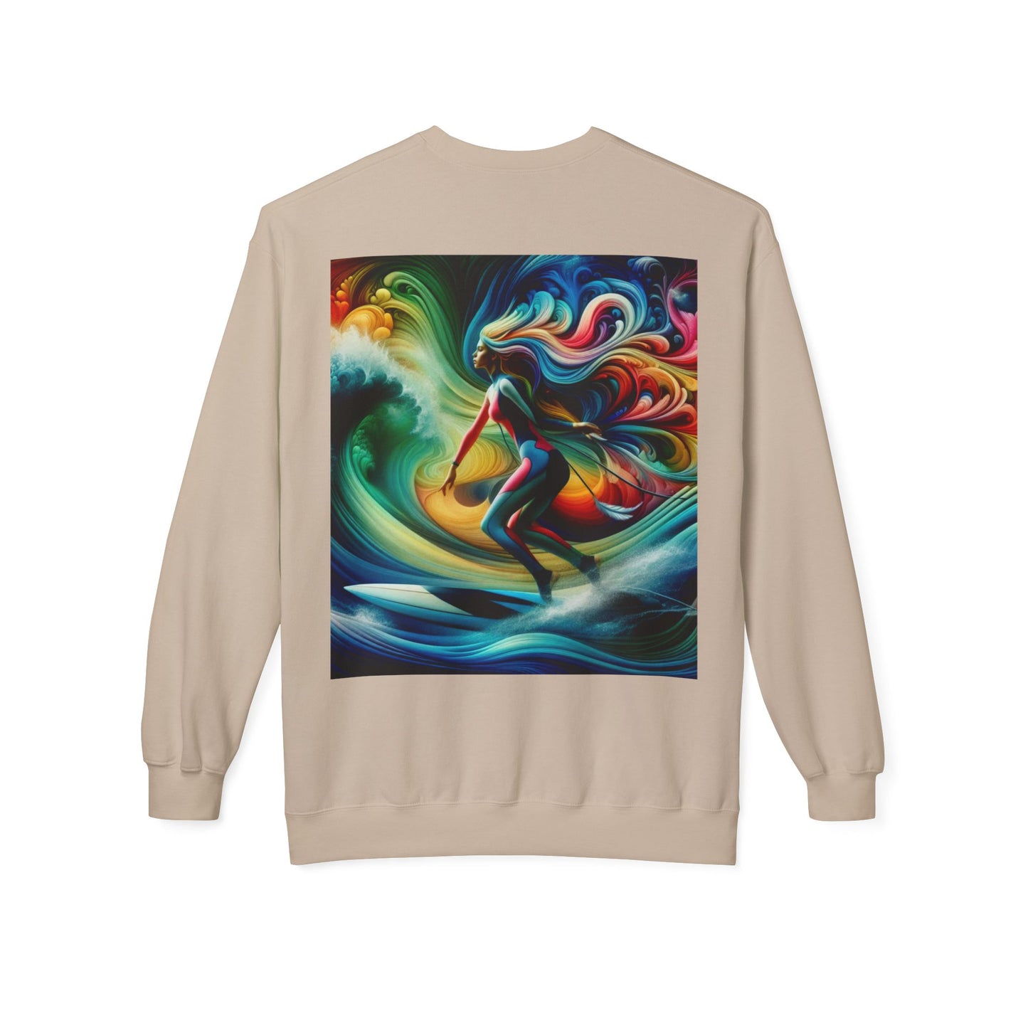 Juicy Clams Unisex Midweight Fleece Crewneck Sweatshirt (D005)