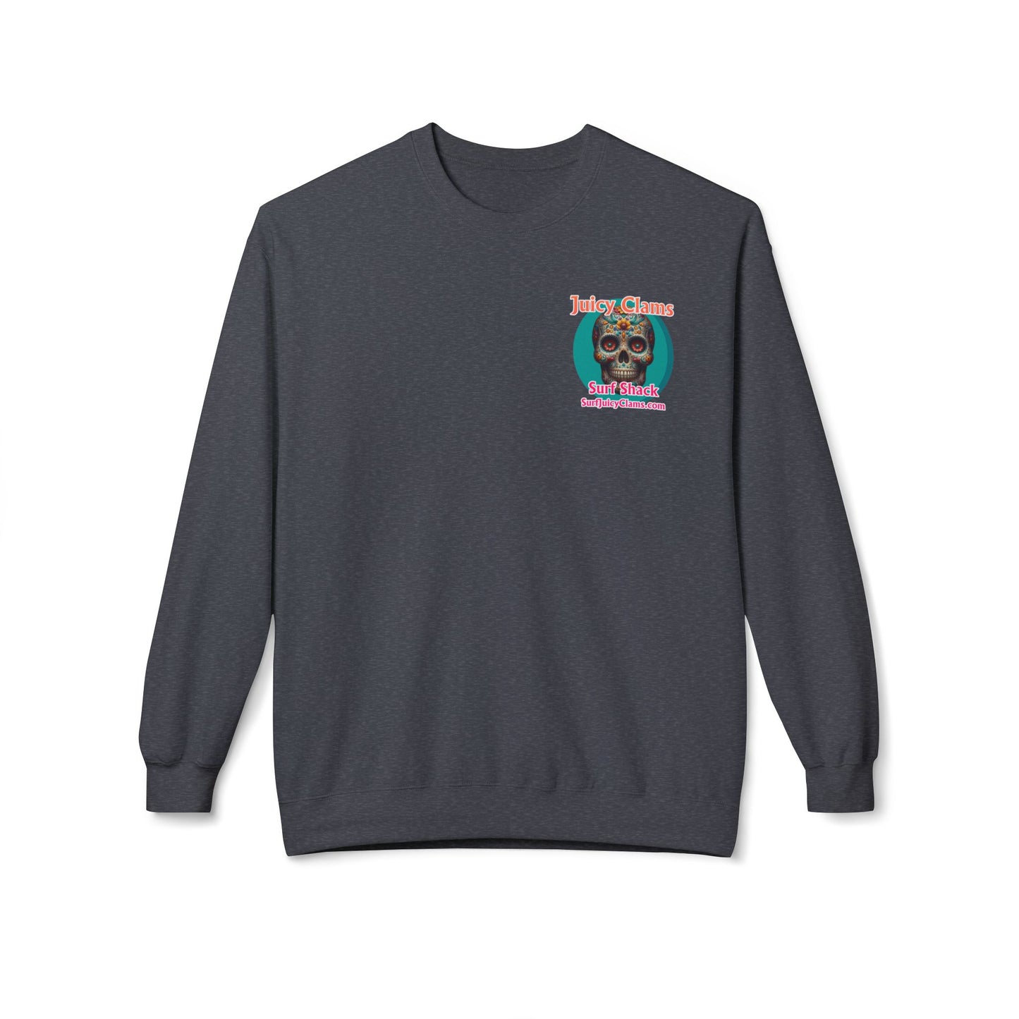 Juicy Clams Unisex Midweight Fleece Crewneck Sweatshirt (L022)