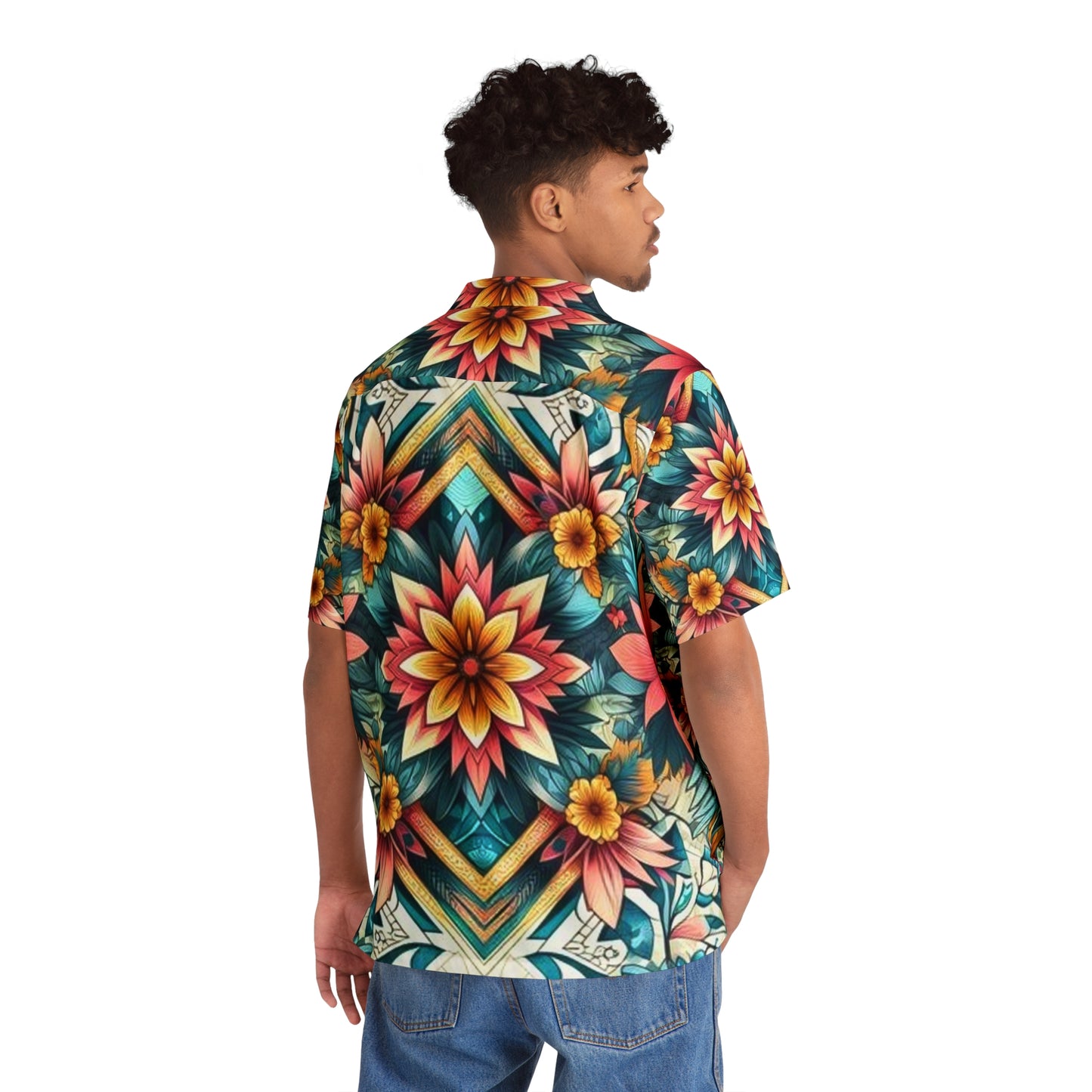 Juicy Clams Men's Hawaiian Shirt (1026)