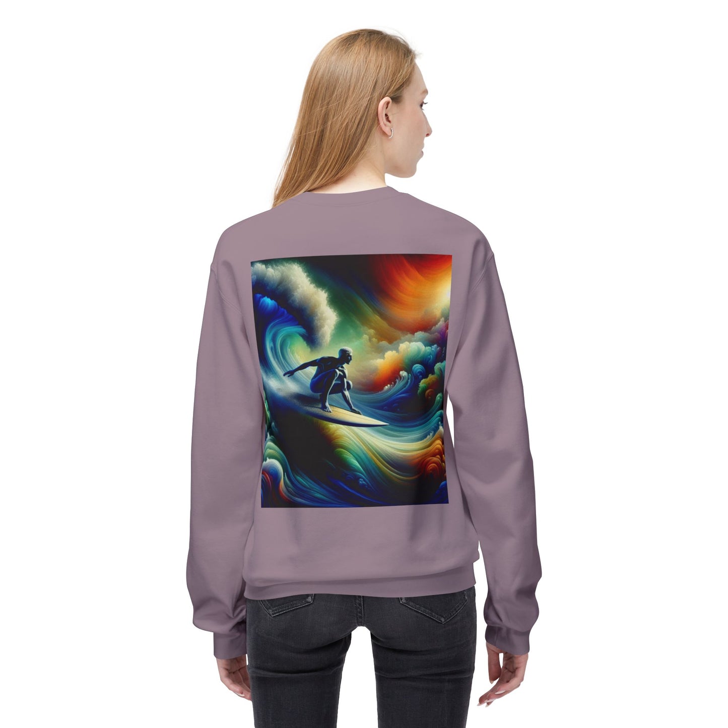 Juicy Clams Unisex Midweight Fleece Crewneck Sweatshirt (D048)